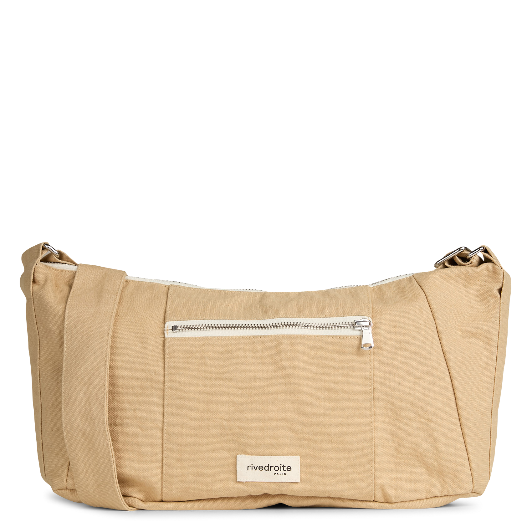Shoulder bag in blended cotton RIVEDROITE PARIS Beige