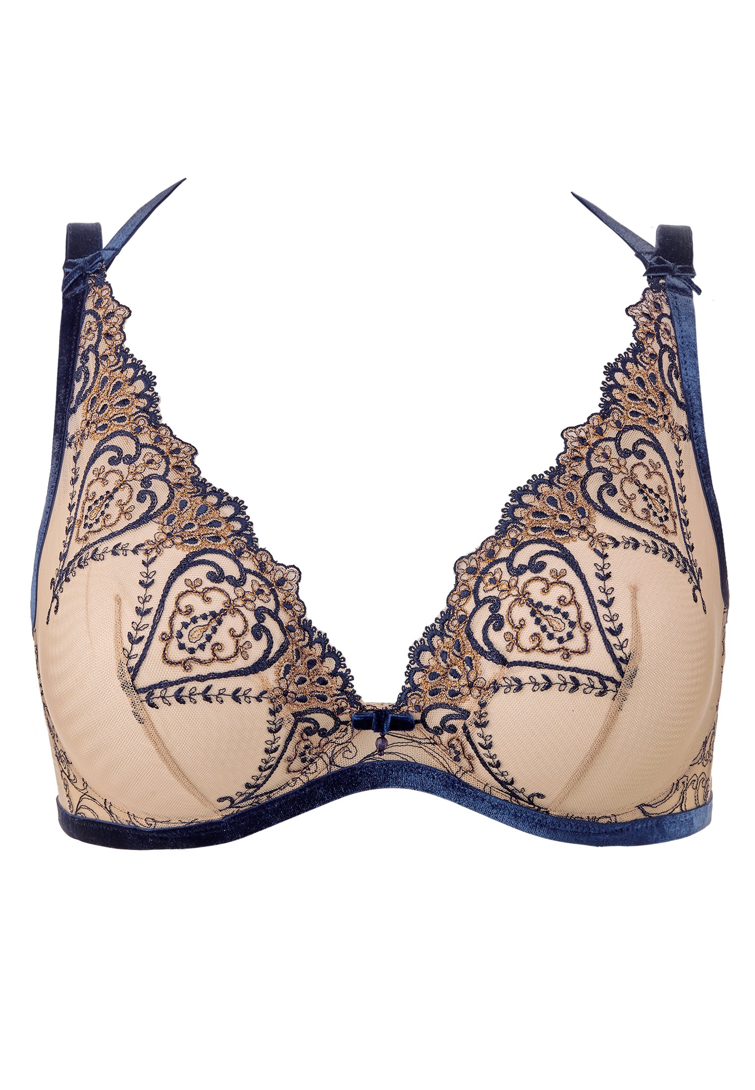 Comfy underwired triangle bra AUBADE Blue