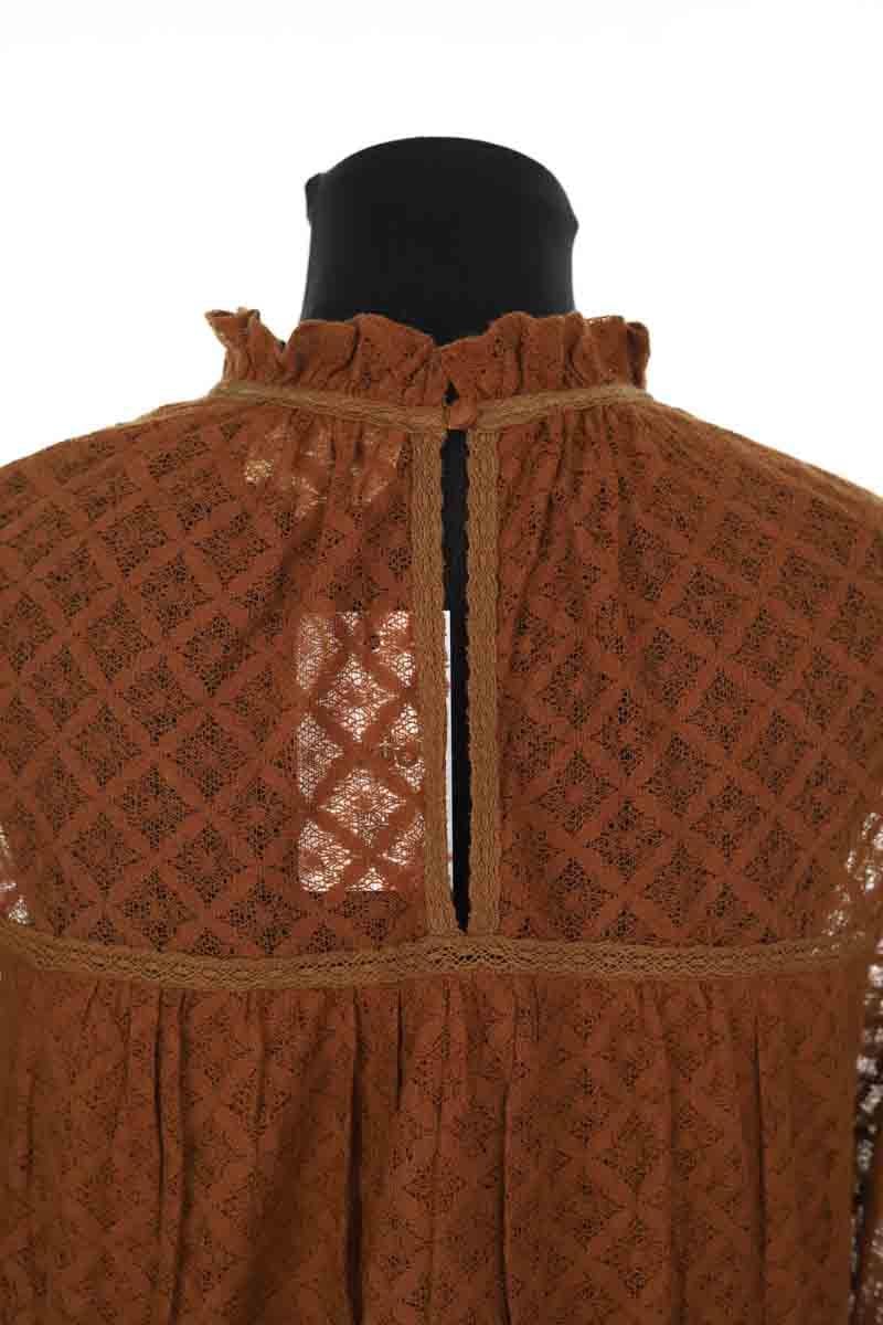 Cotton blouse SEZANE - Seconde main Brown