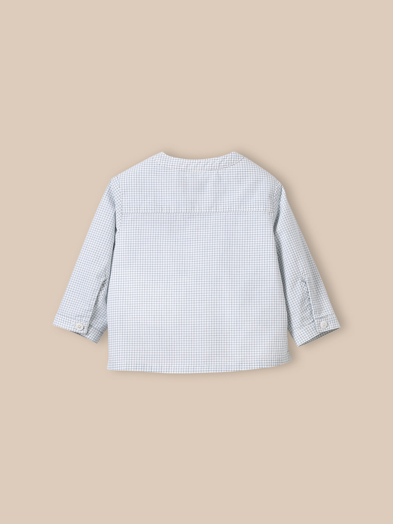 Checked chemisette CYRILLUS Blue