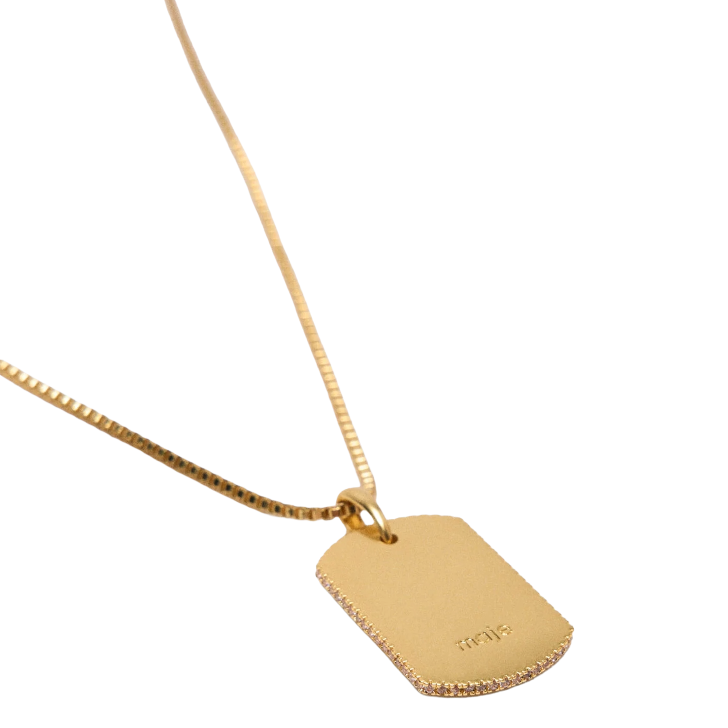 Halsketting van messing MAJE Goudkleurig