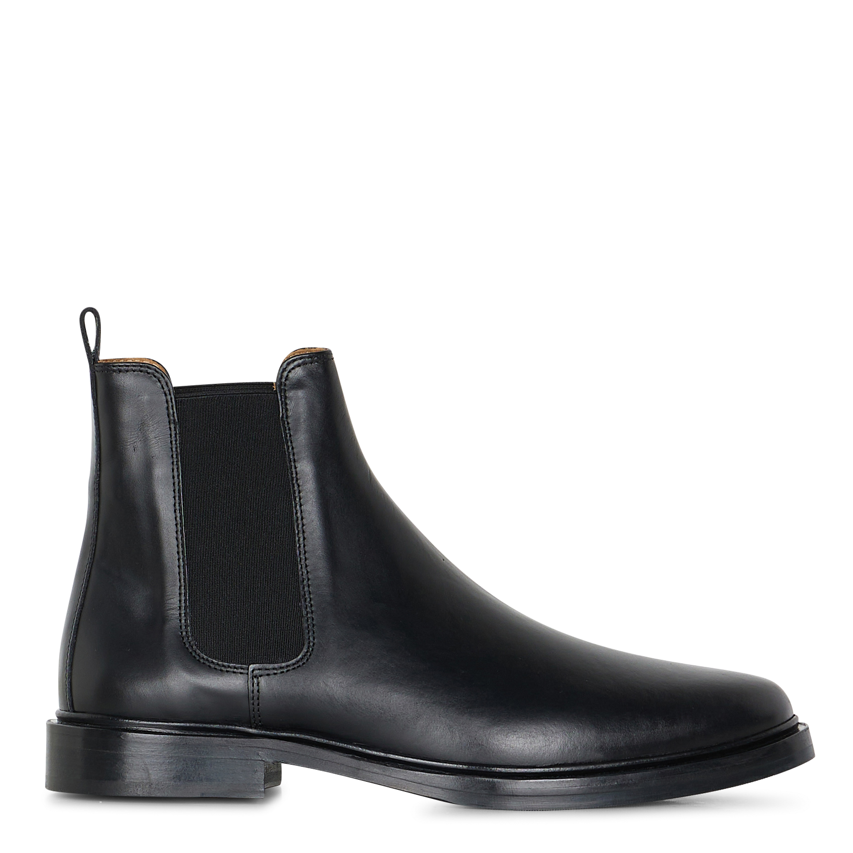 Boots en cuir lisse  BOBBIES Noir