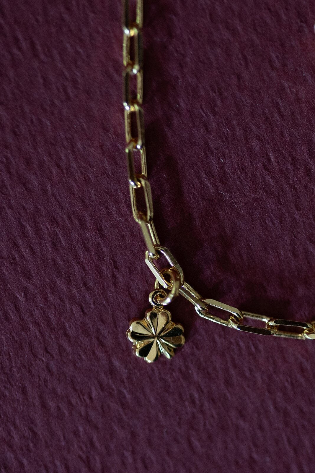 Gold-plated clover bracelet MONSIEUR SIMONE Golden