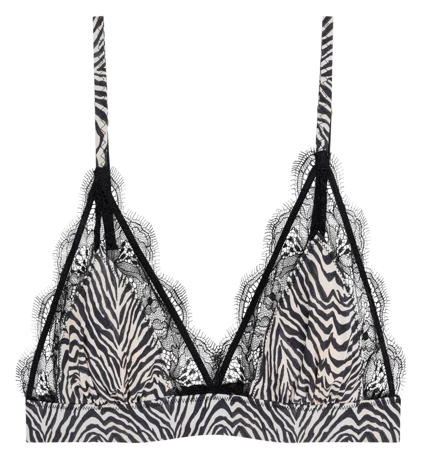 BH mit Print LOVE STORIES Schwarz