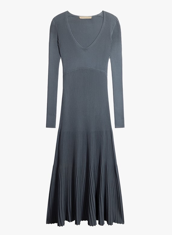 Fitted v-Neck long knit dress Grey Vanessa bruno - Women | Place des Tendances Fitted v-Neck long knit dress Grey Vanessa bruno - Women | Place des Tendances
