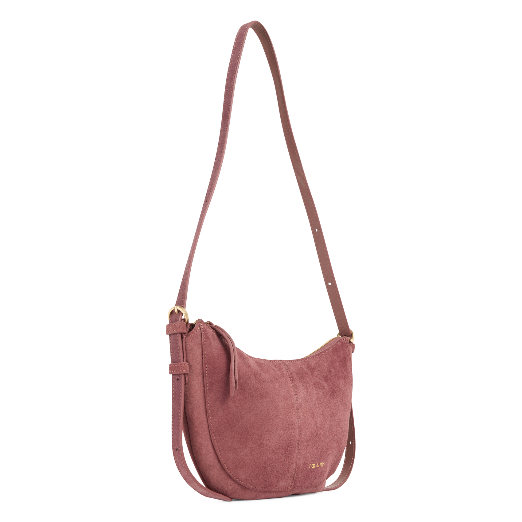 Suède handtas NAT & NIN Roze