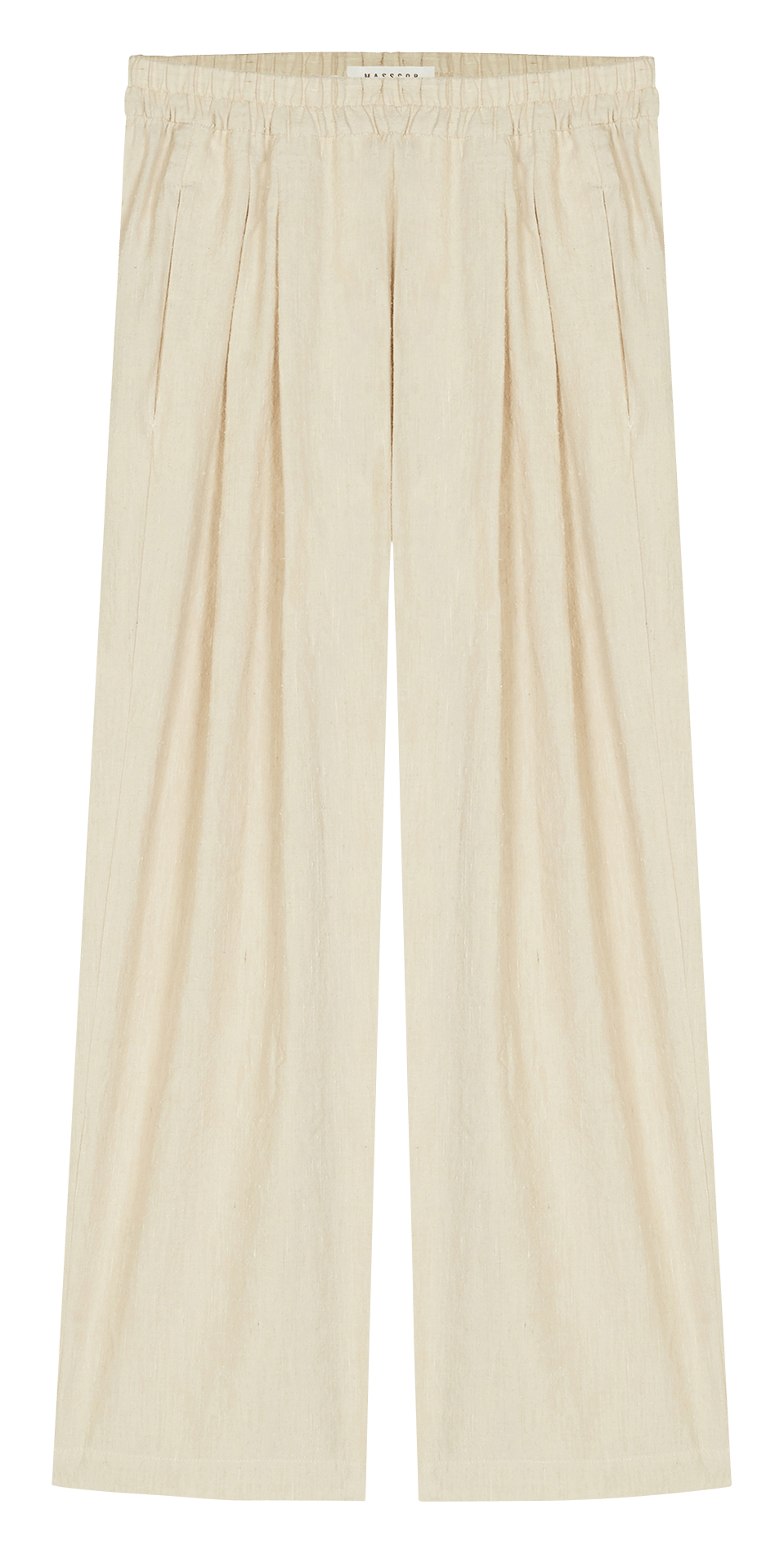 Wijde broek - linnenblend MASSCOB Veelkleurig