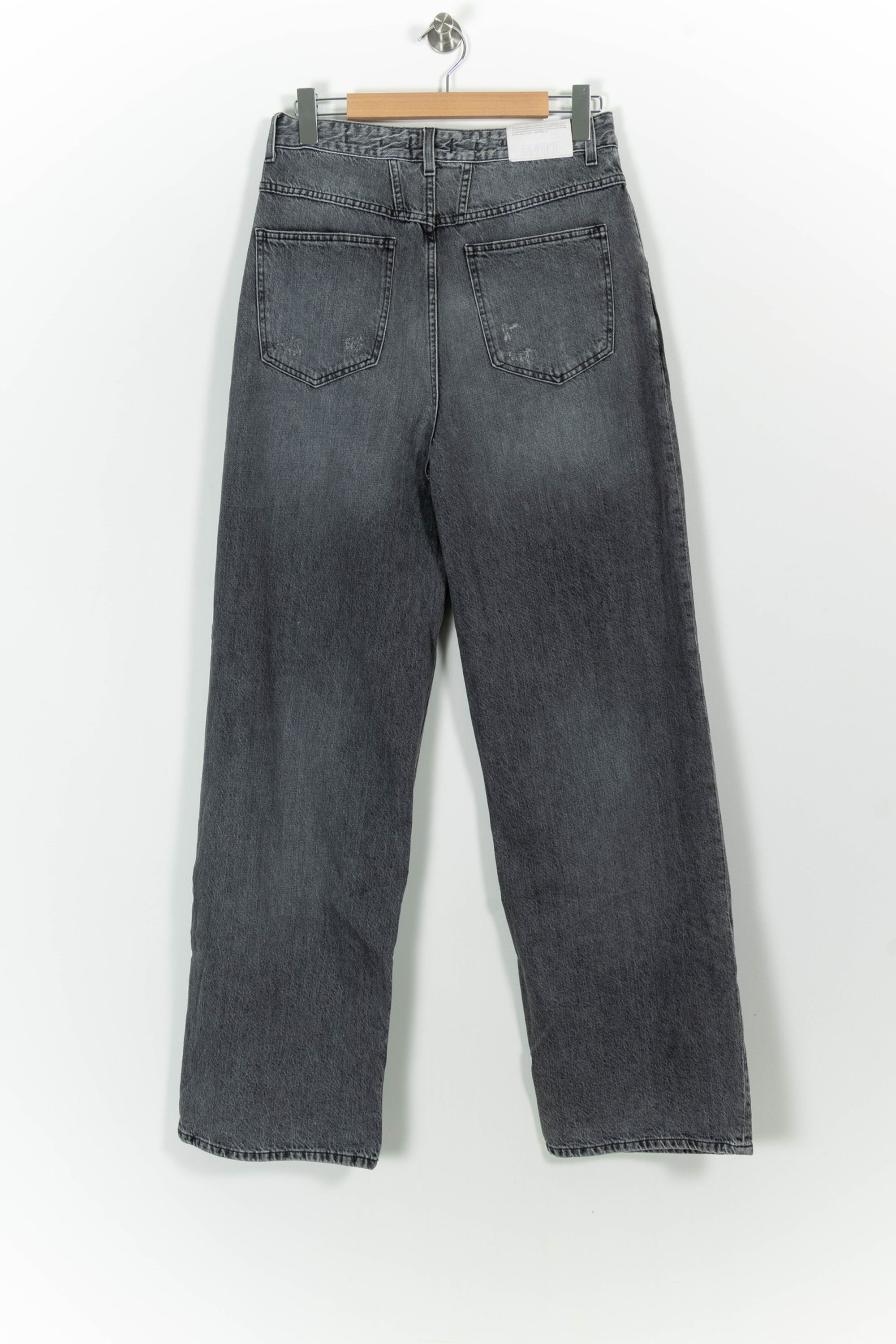 Cropped slim jeans with studs CLOSED - Seconde Main Grey