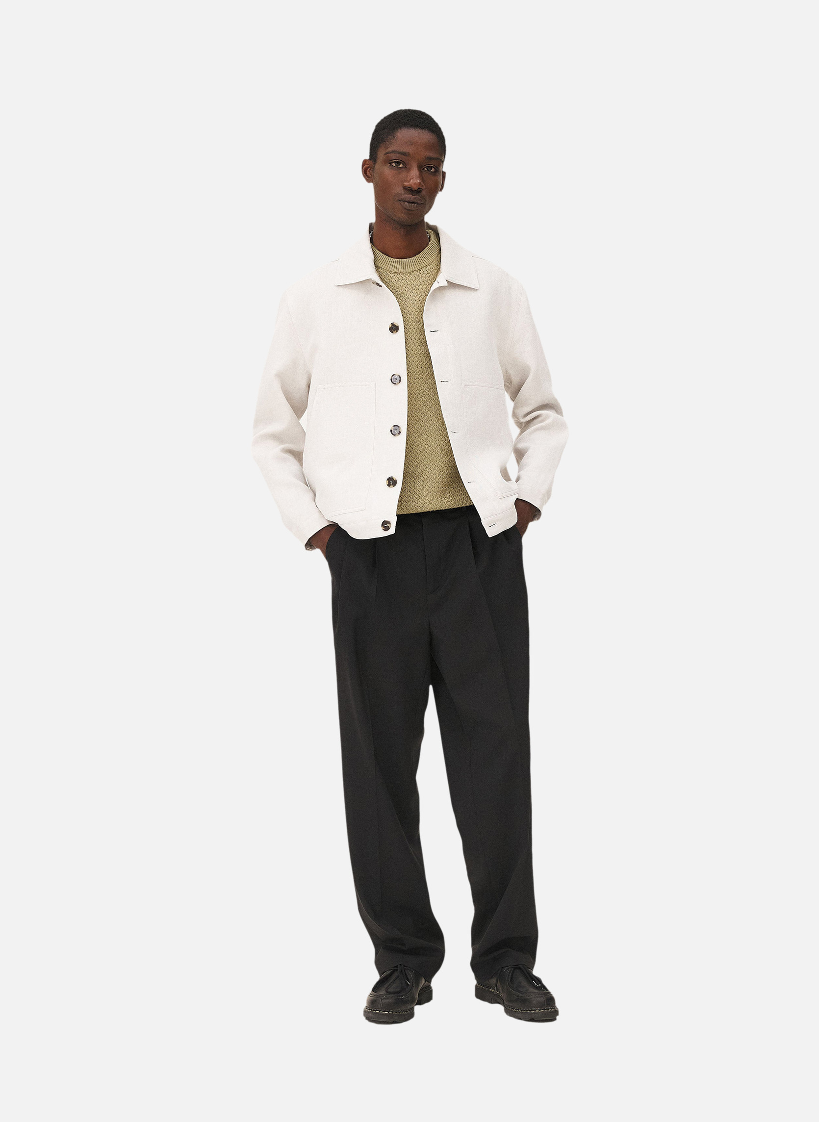 Boxy workwear jacket Noyoco Grey