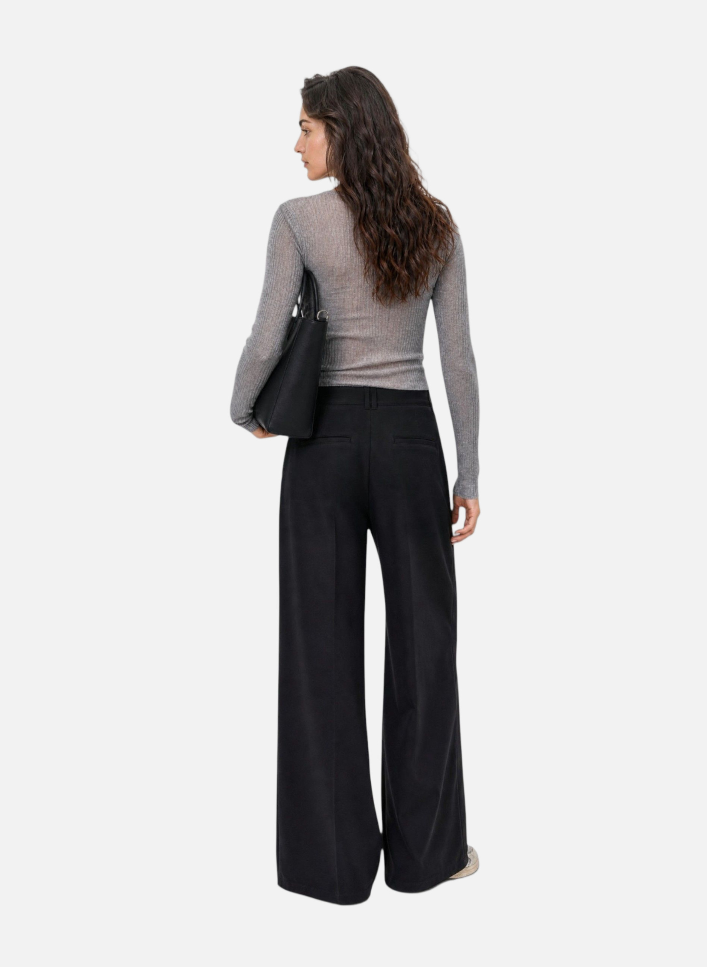 Mixed Wool Top THE KOOPLES Grey
