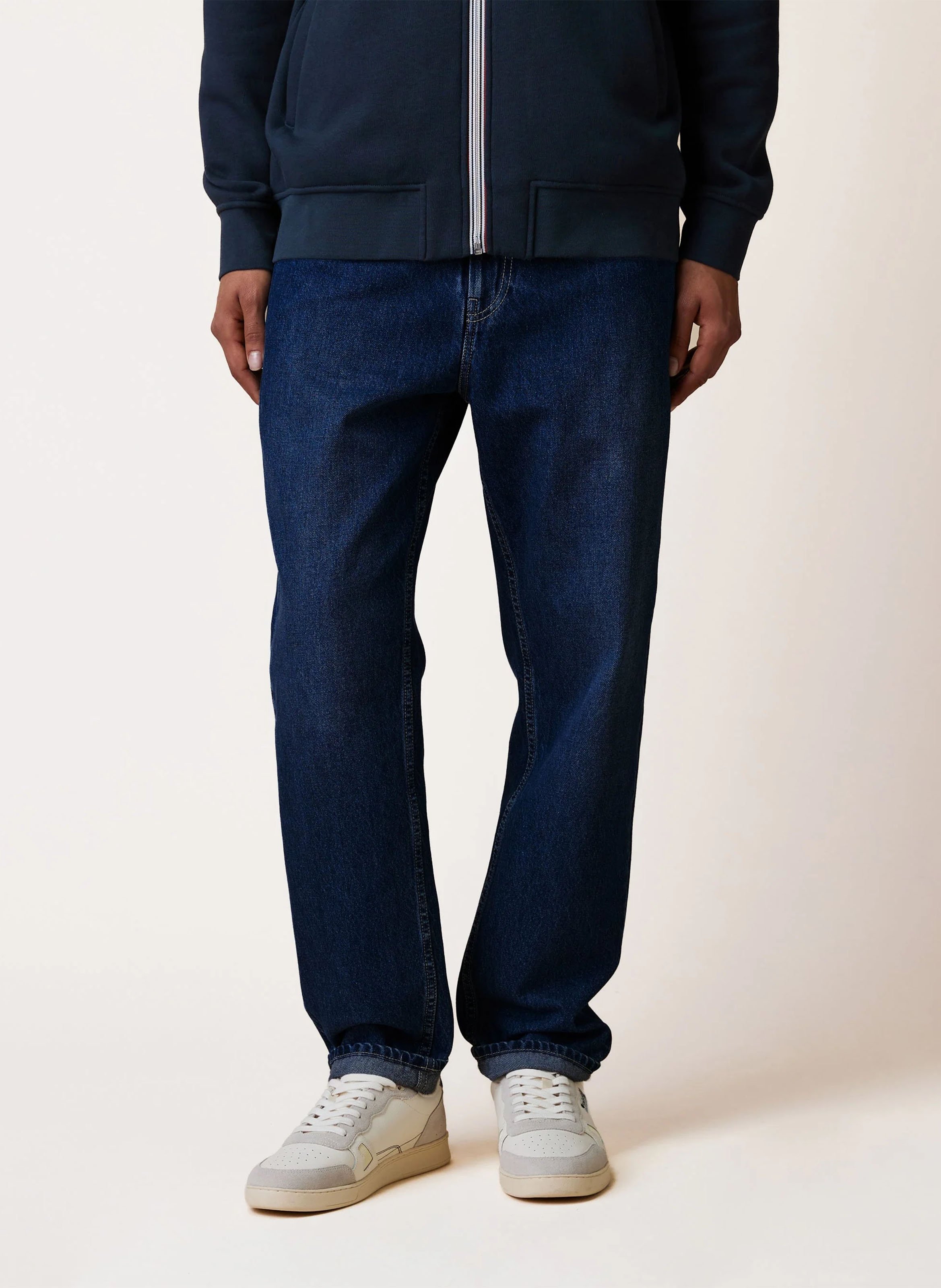 Straight Cut Jeans aus Baumwolle FAGUO Jeans ohne Waschung