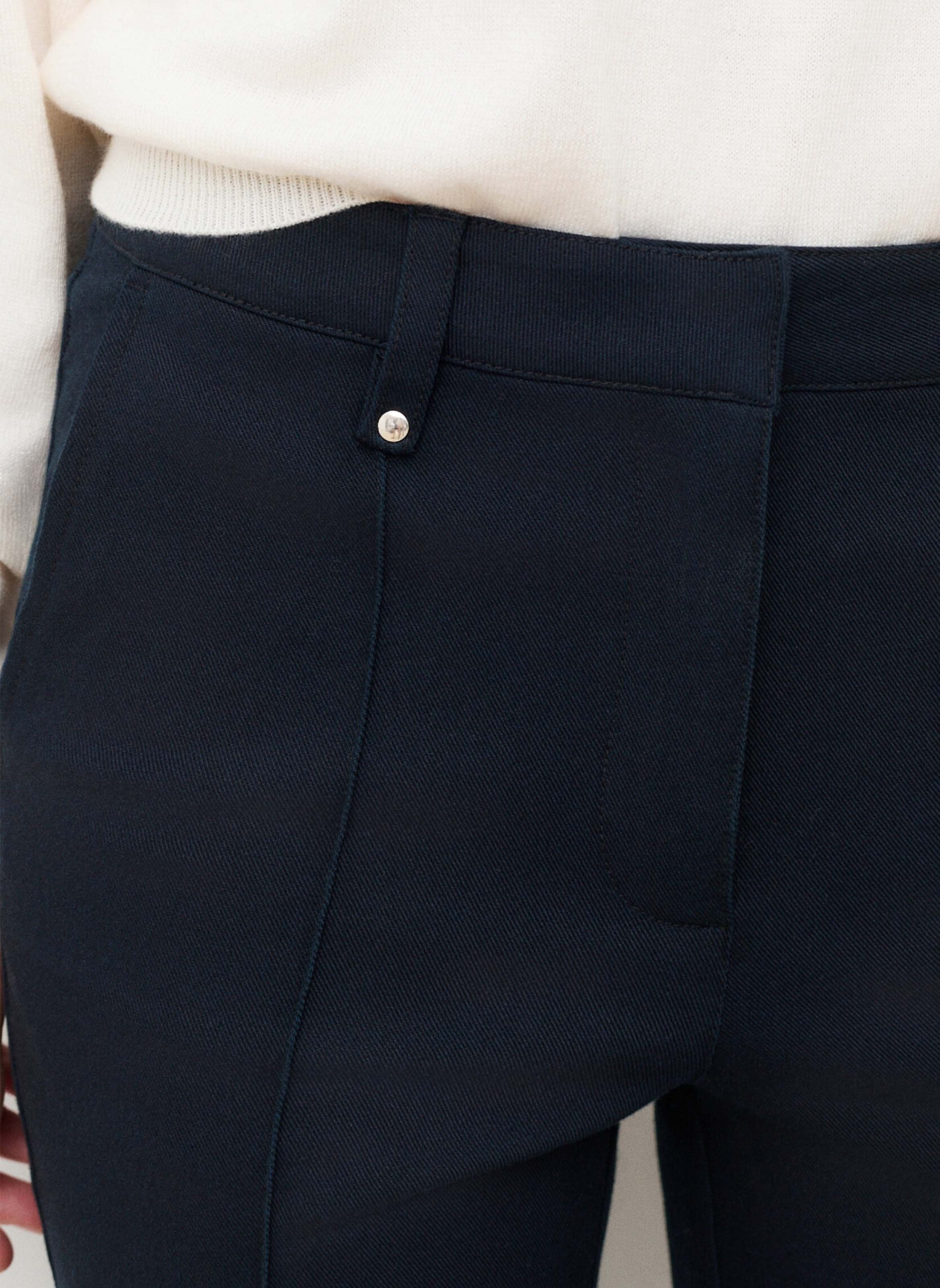 Slim trousers CAROLL Blue