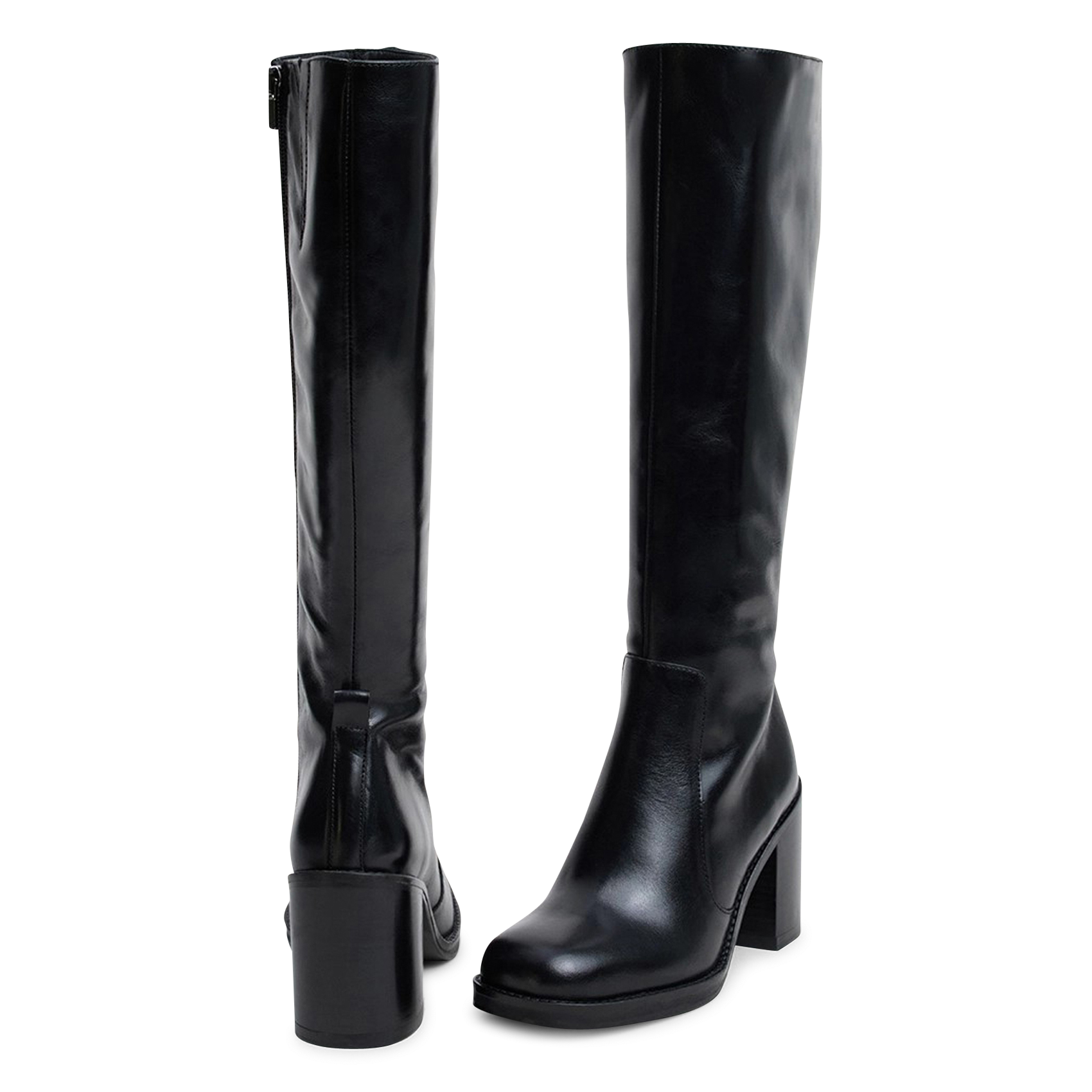 Leather boots JONAK Black