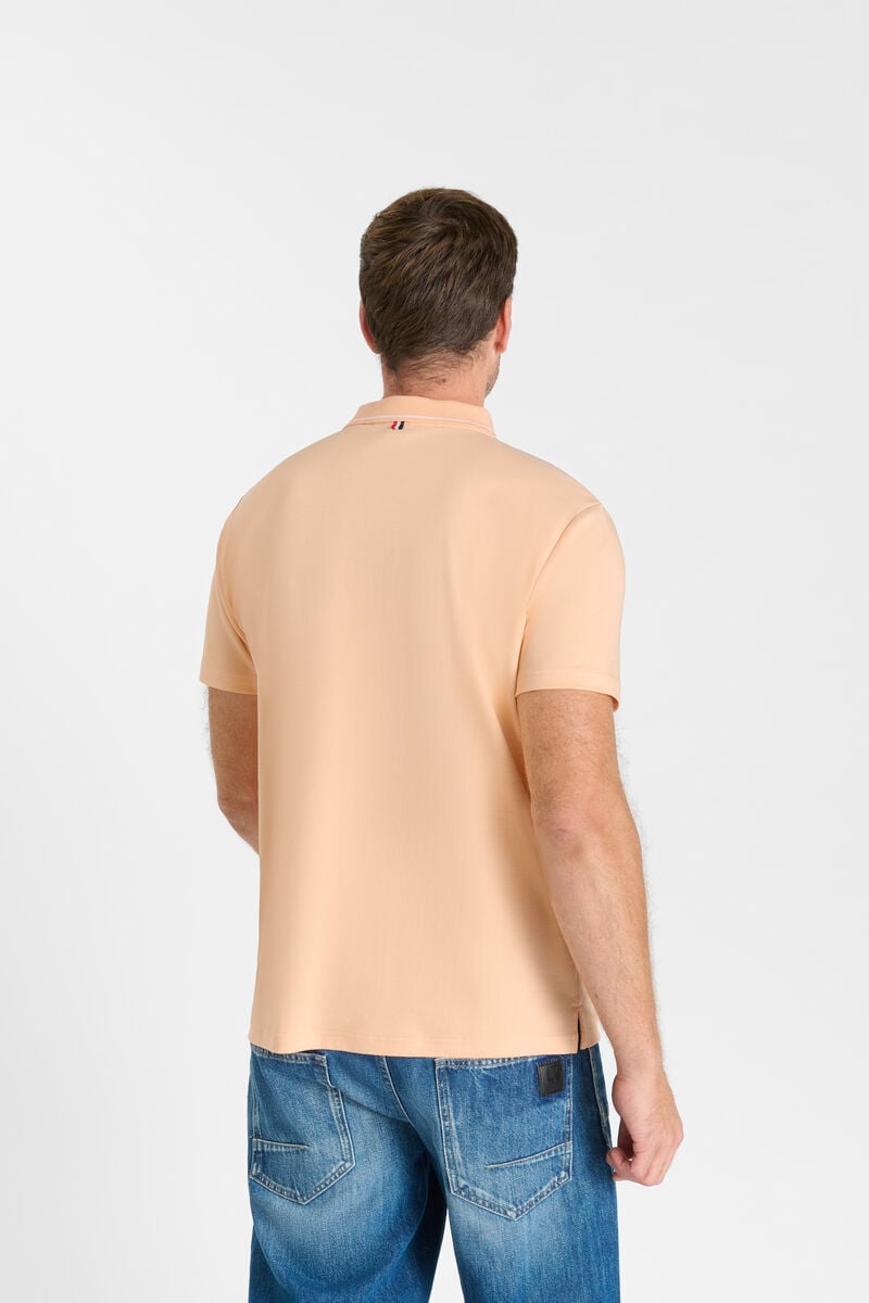Button-Down Shirt Collar Polo LE TEMPS DES CERISES Orange
