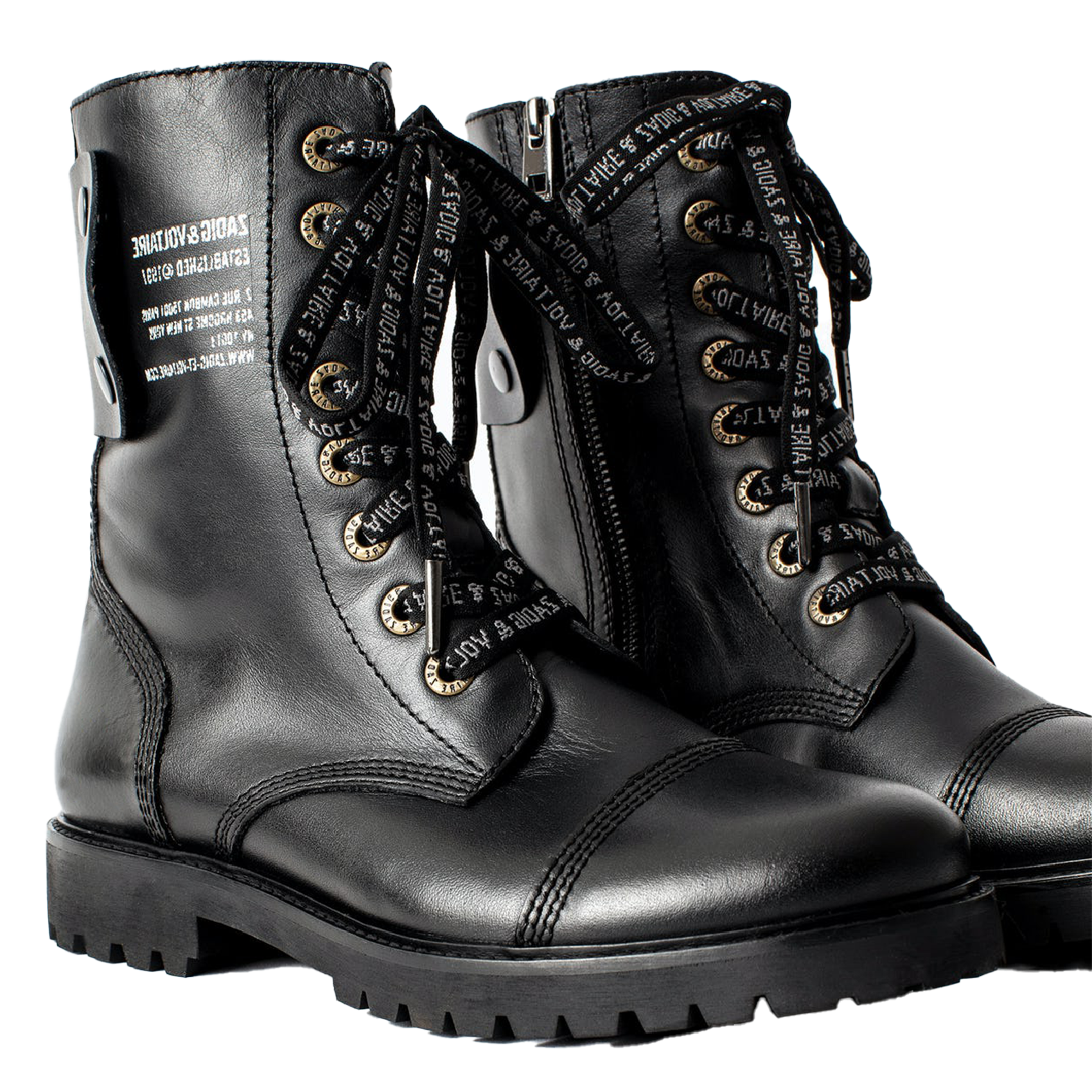 Bottines en cuir ZADIG&VOLTAIRE Noir