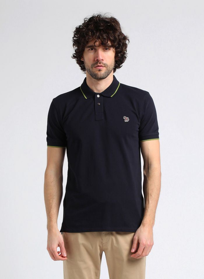 Tilstedeværelse lure omfavne Slim-fit Cotton Polo Shirt Very Dark Navy Paul Smith - Men | Place des  Tendances