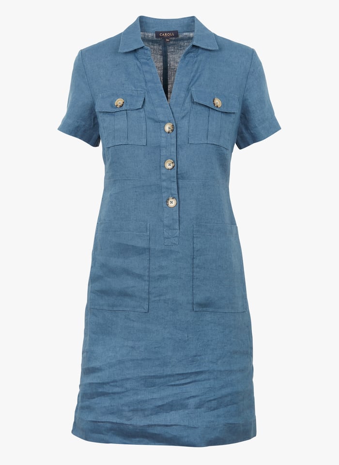 Caroll robe top en lin