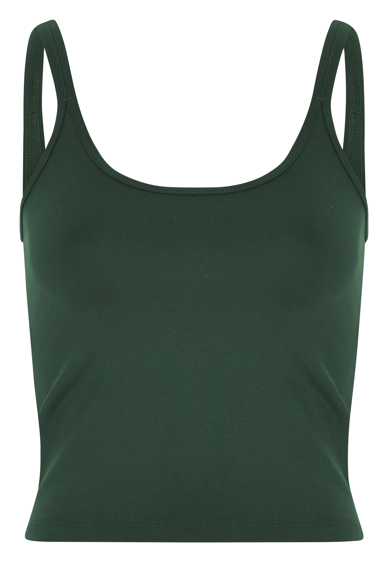 Cropped tank top with square neckline GEMMA Moss