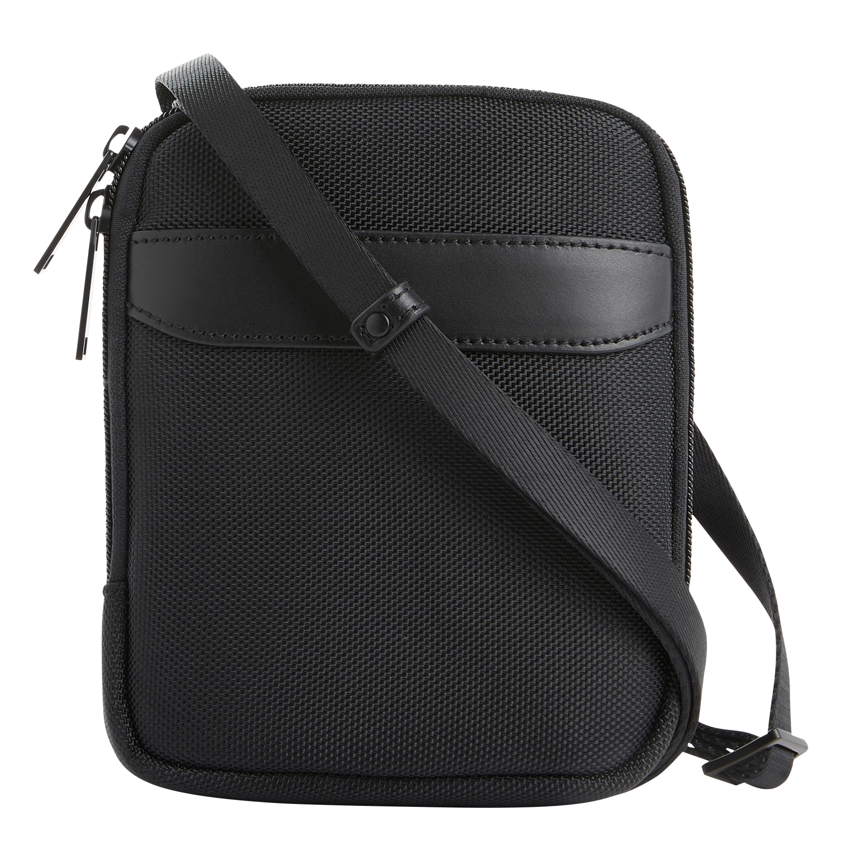 Strukturierte Umhängetasche SAISON 1865 Schwarz