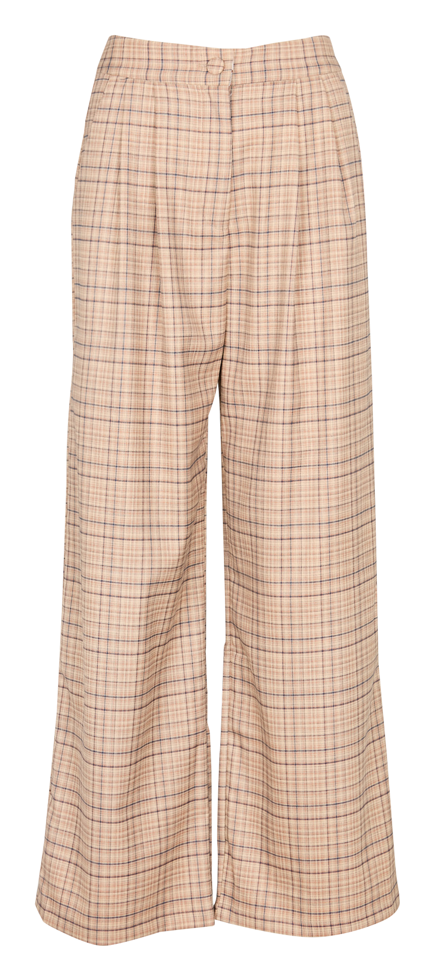 Wide-leg checked pants with high waist LA PETITE ETOILE Multicolored