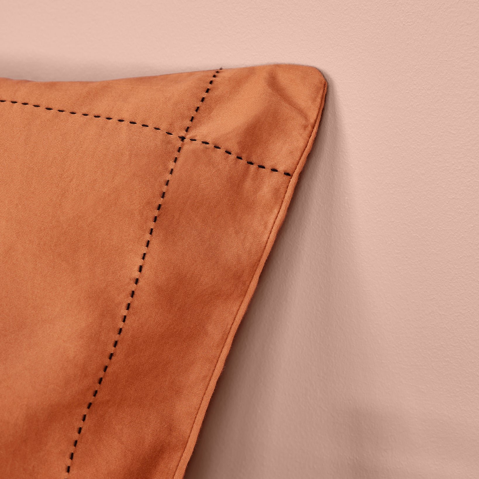 Set of 2 cotton pillowcases MADURA Orange