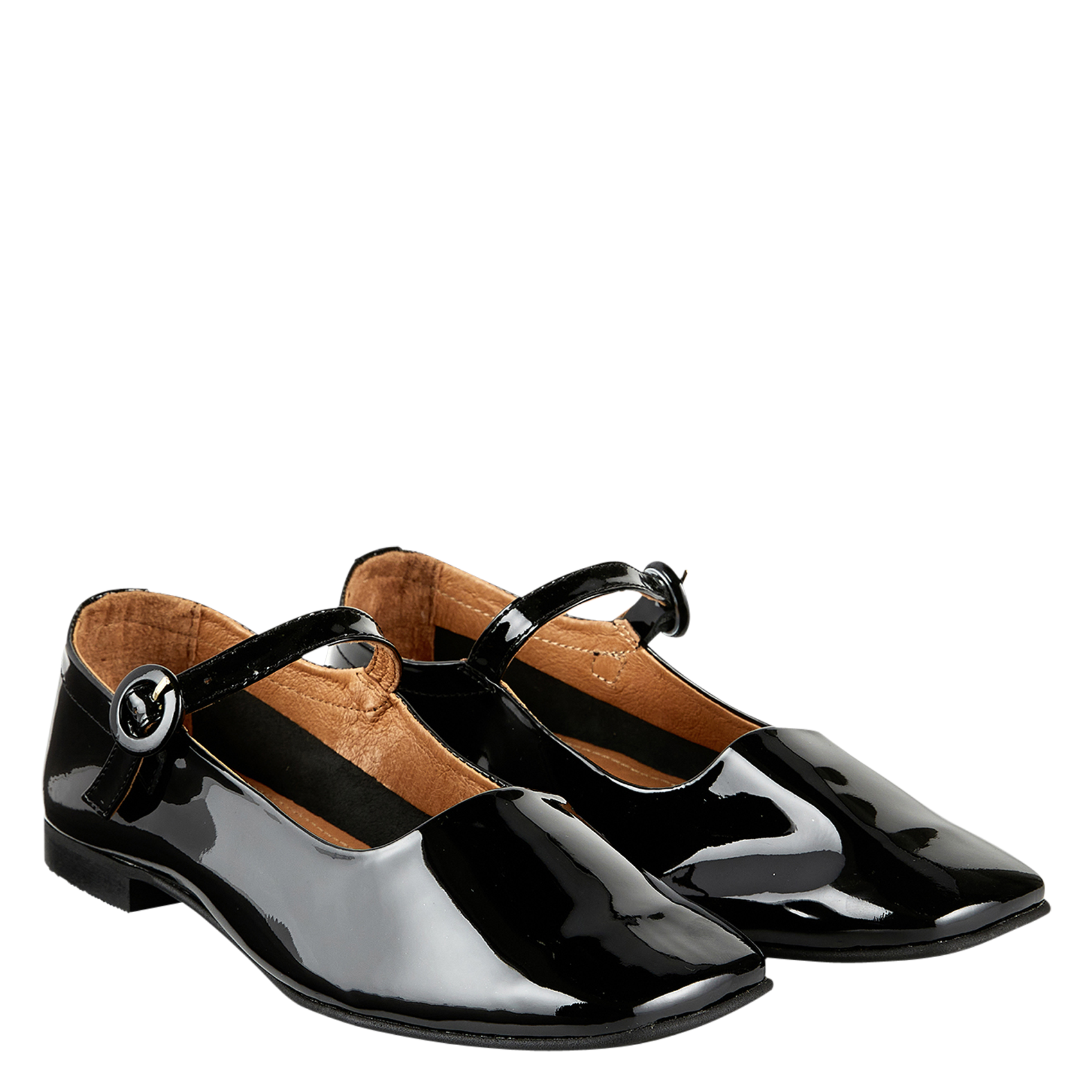 Jane patent leather ballet pumps COSMOPARIS Black