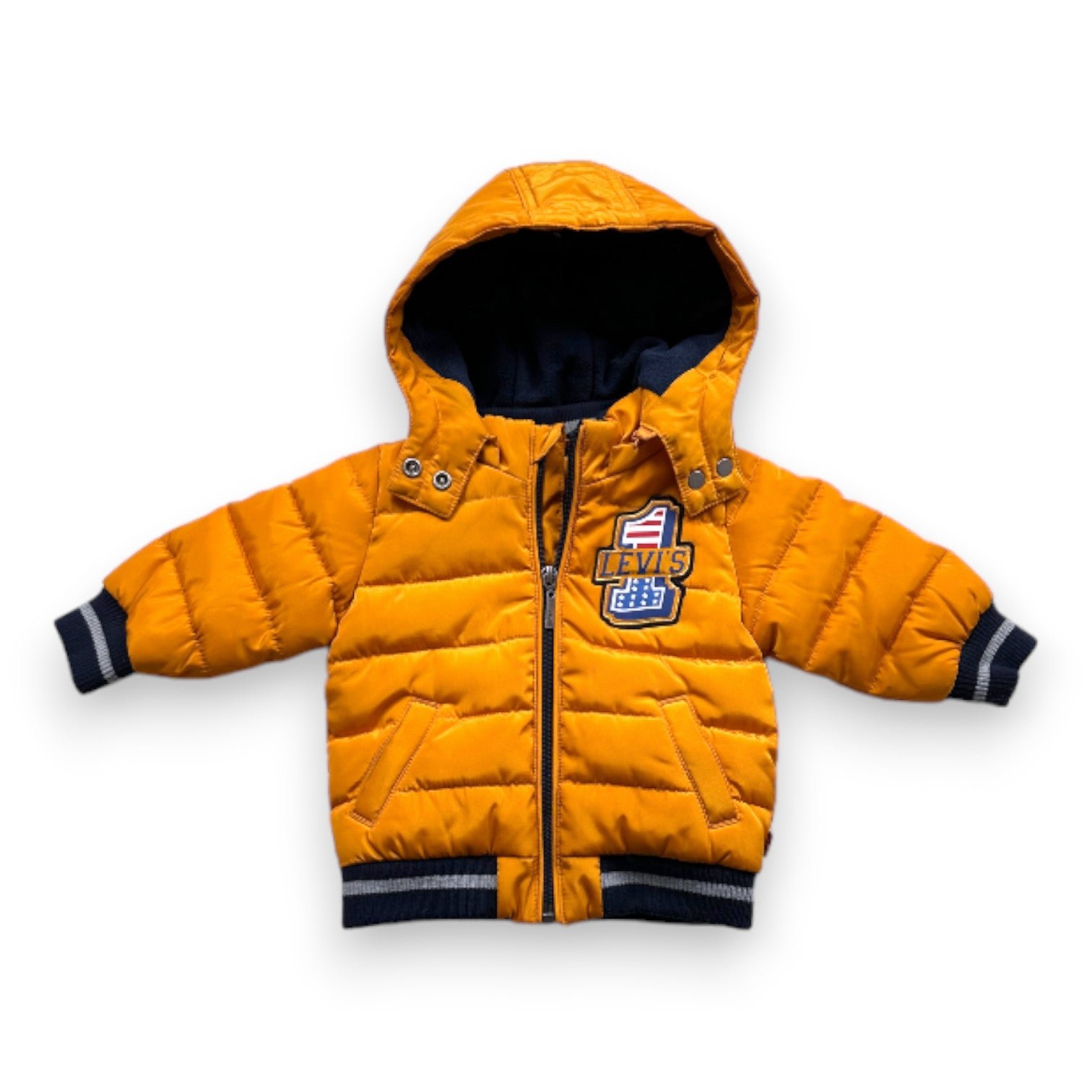 Yellow Baby Puffer Jacket - 6 months LEVI'S - Seconde main Yellow