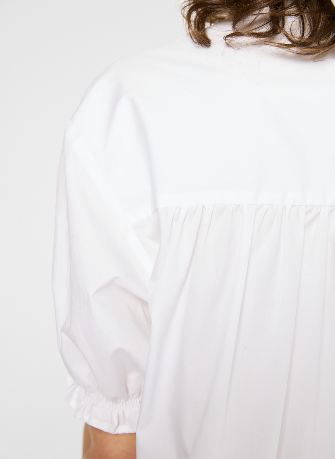 Chemisier col victorien en coton GERARD DAREL Blanc