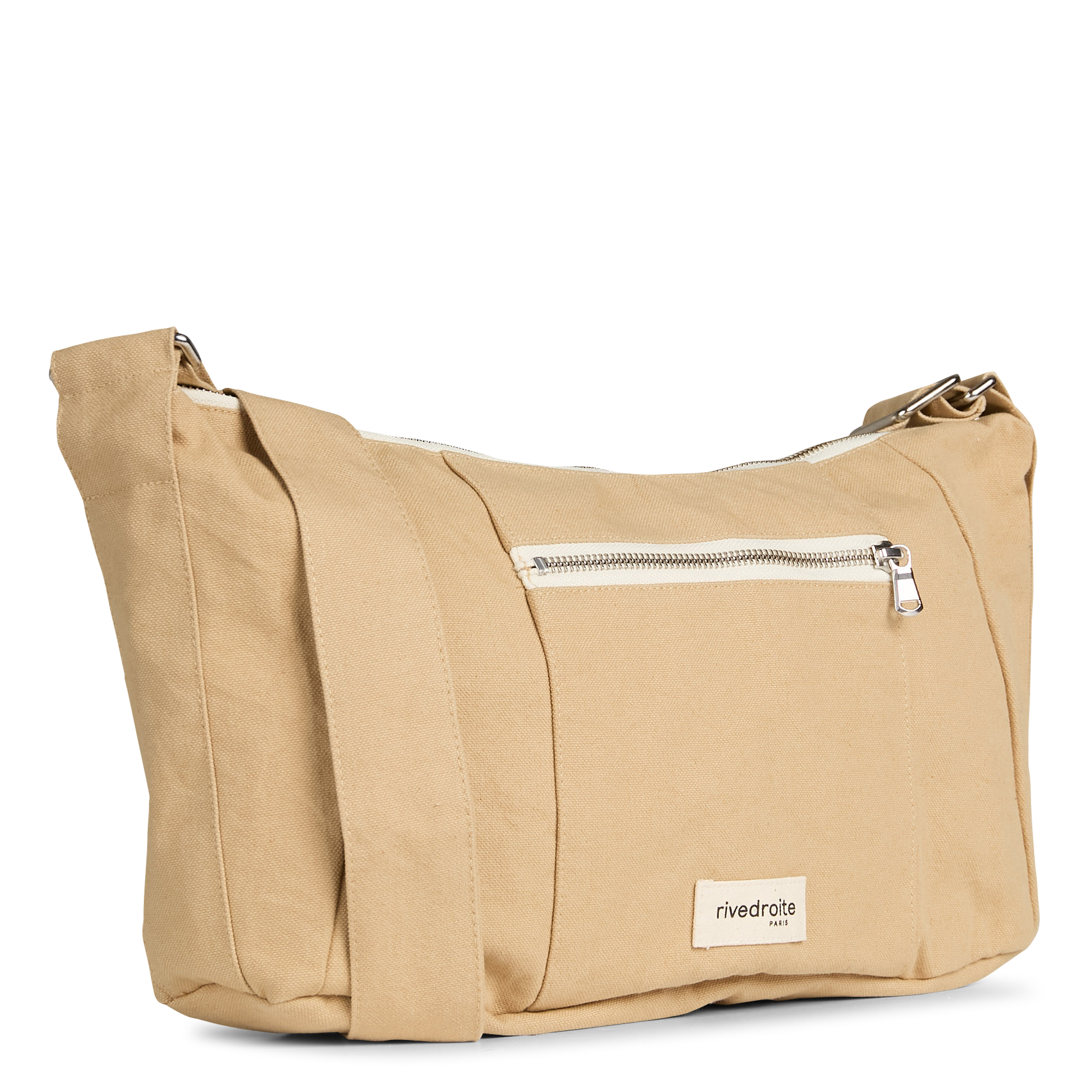 Shoulder bag in blended cotton RIVEDROITE PARIS Beige