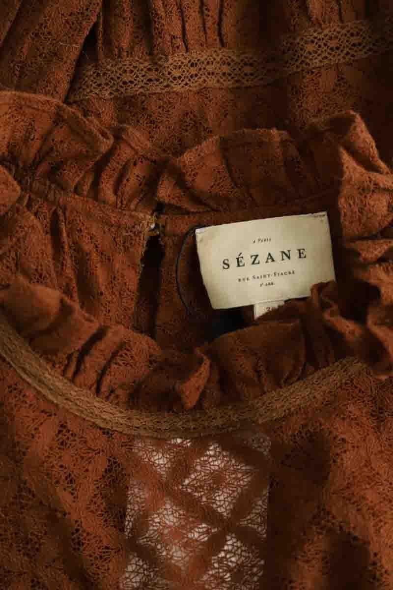 Cotton blouse SEZANE - Seconde main Brown