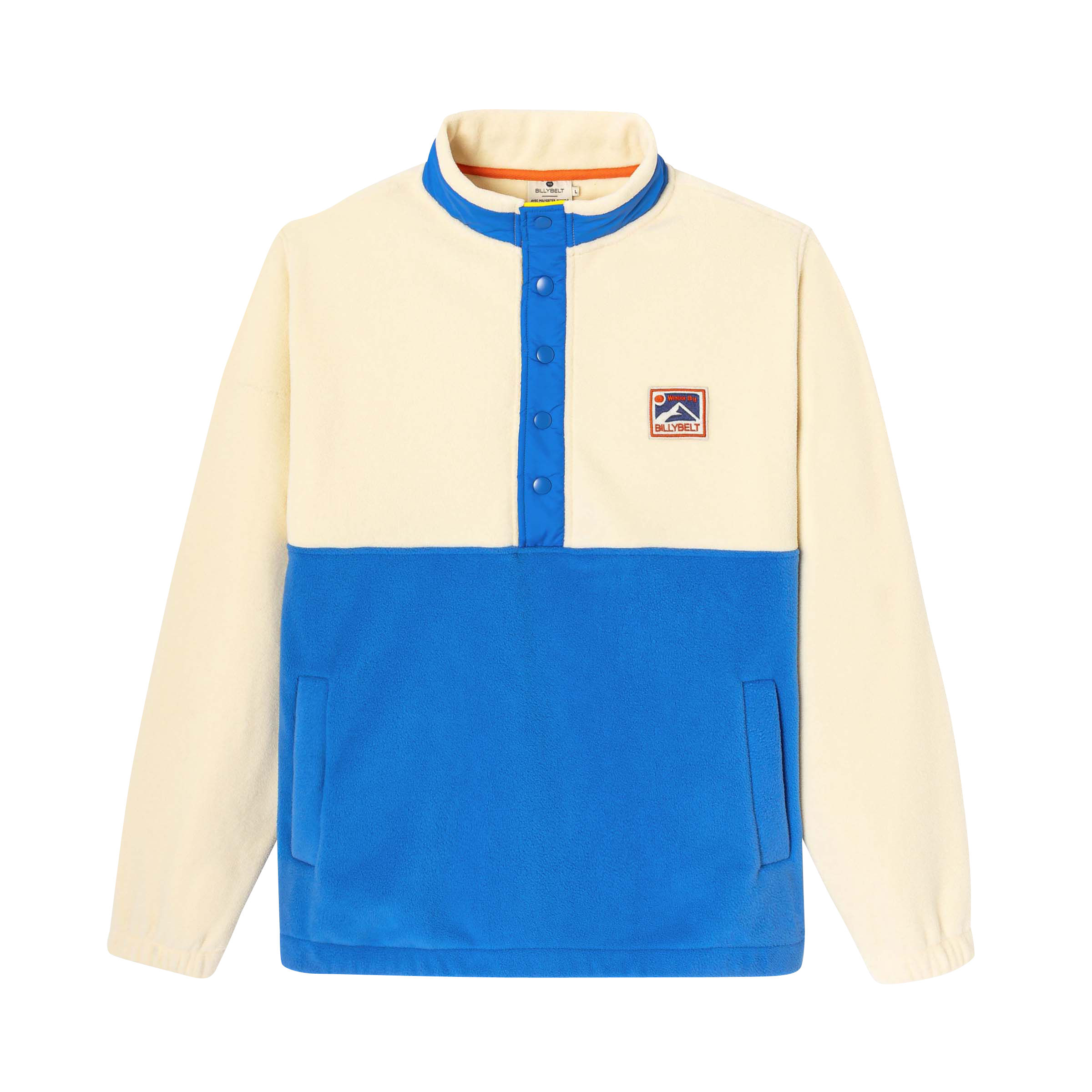 Fleece sweatshirt BILLYBELT White