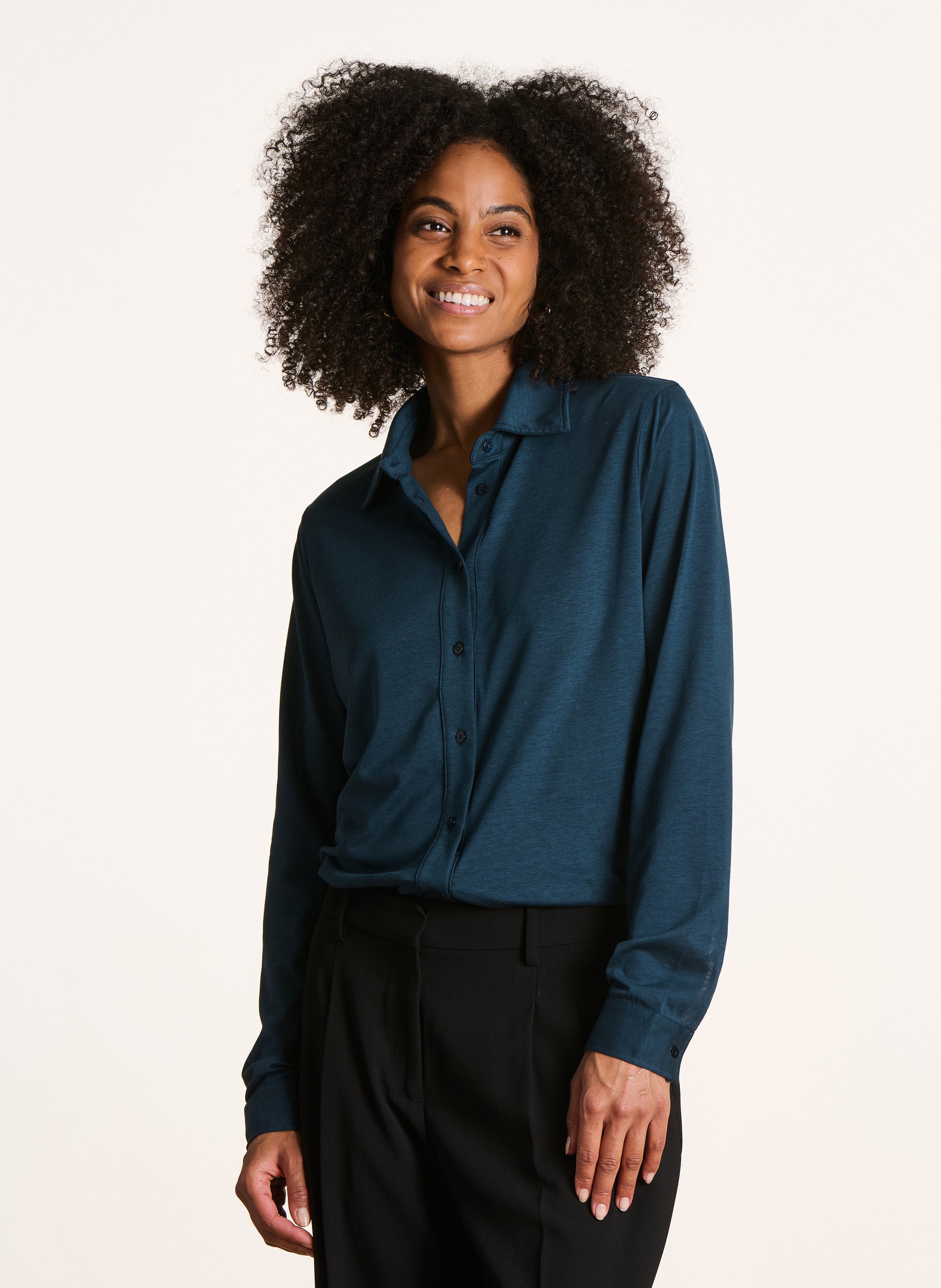 Straight shirt LA FEE MARABOUTEE Blue