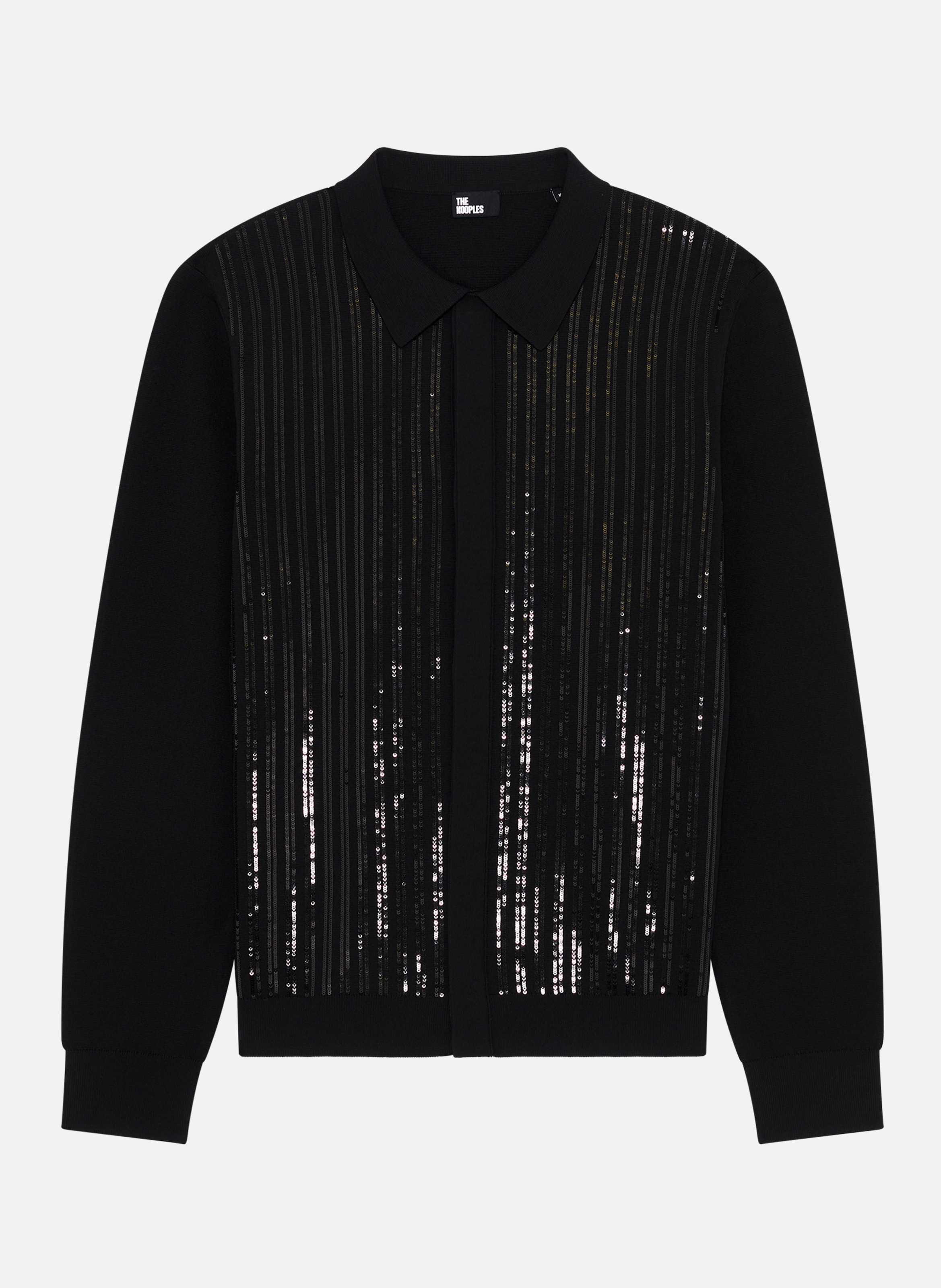 Sequin cardigan THE KOOPLES Black