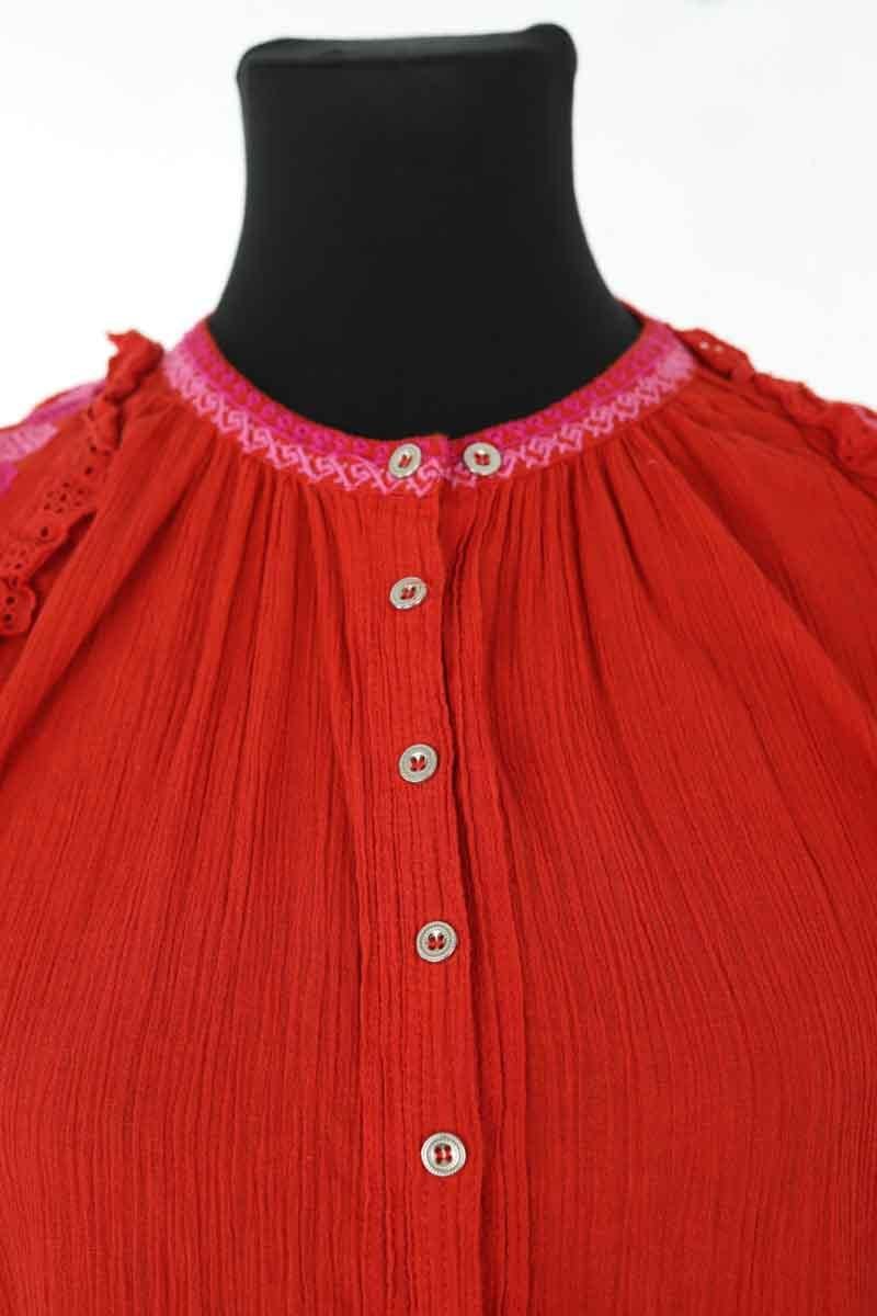 Cotton blouse ANTIK BATIK - Seconde Main Red