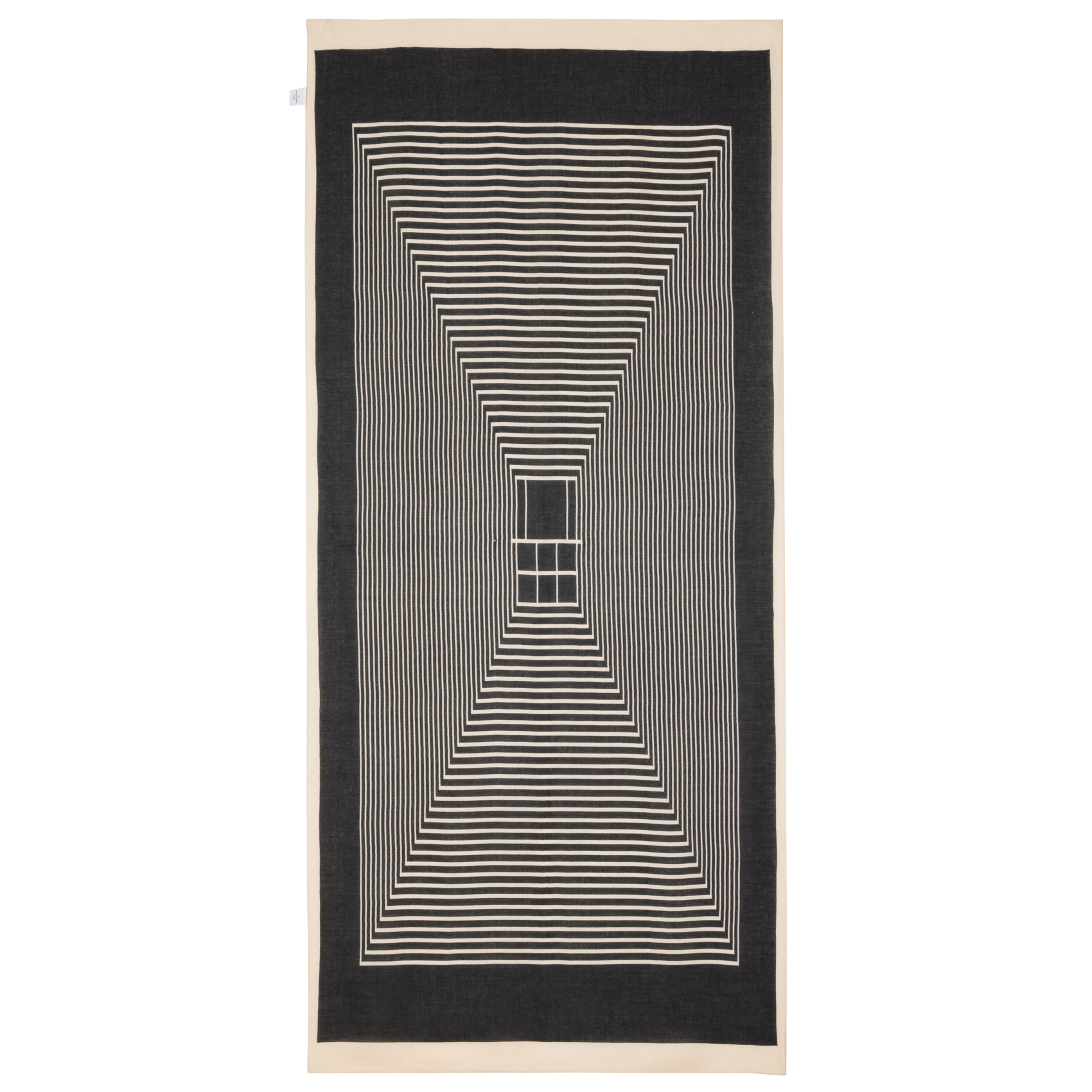 Foulard rayé AU PRINTEMPS PARIS Zwart