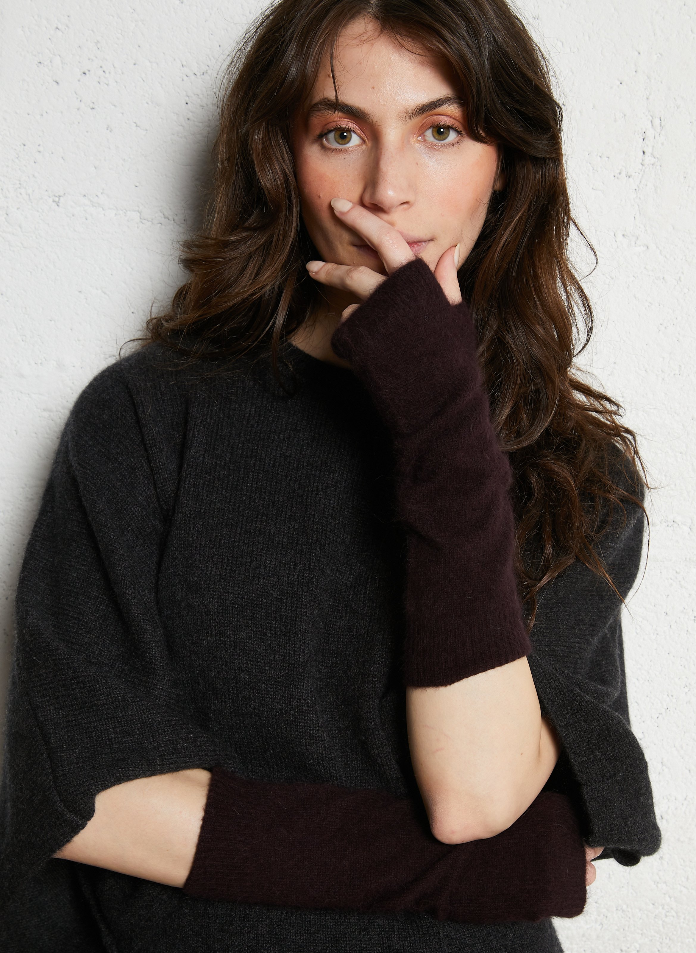 Pulswärmer aus Wollmix MAJESTIC FILATURES