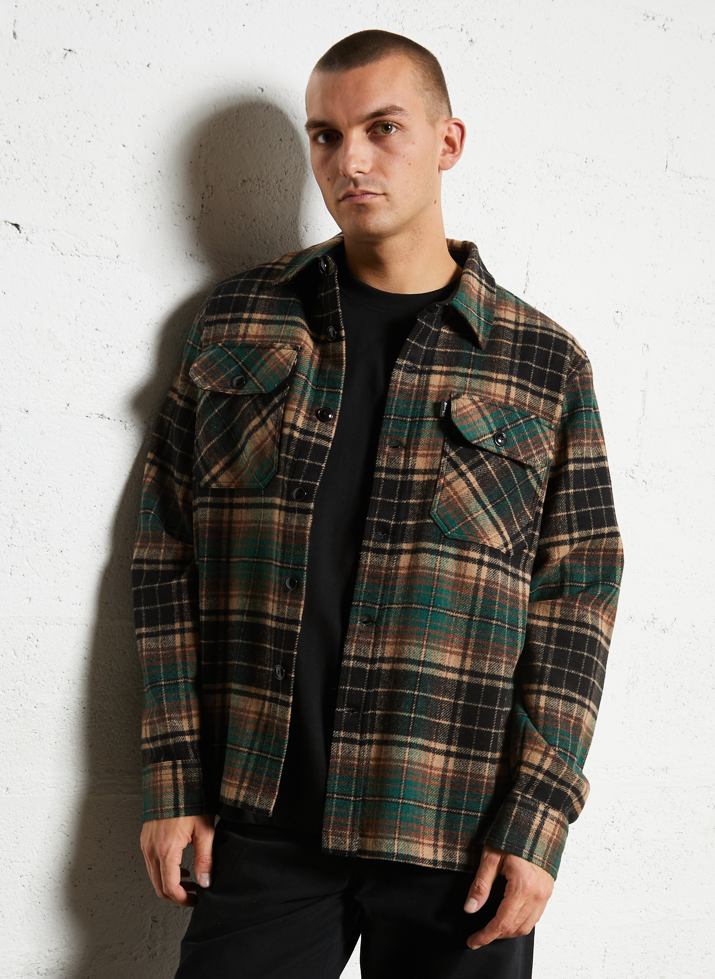 Surchemise droite à carreaux SCHOTT