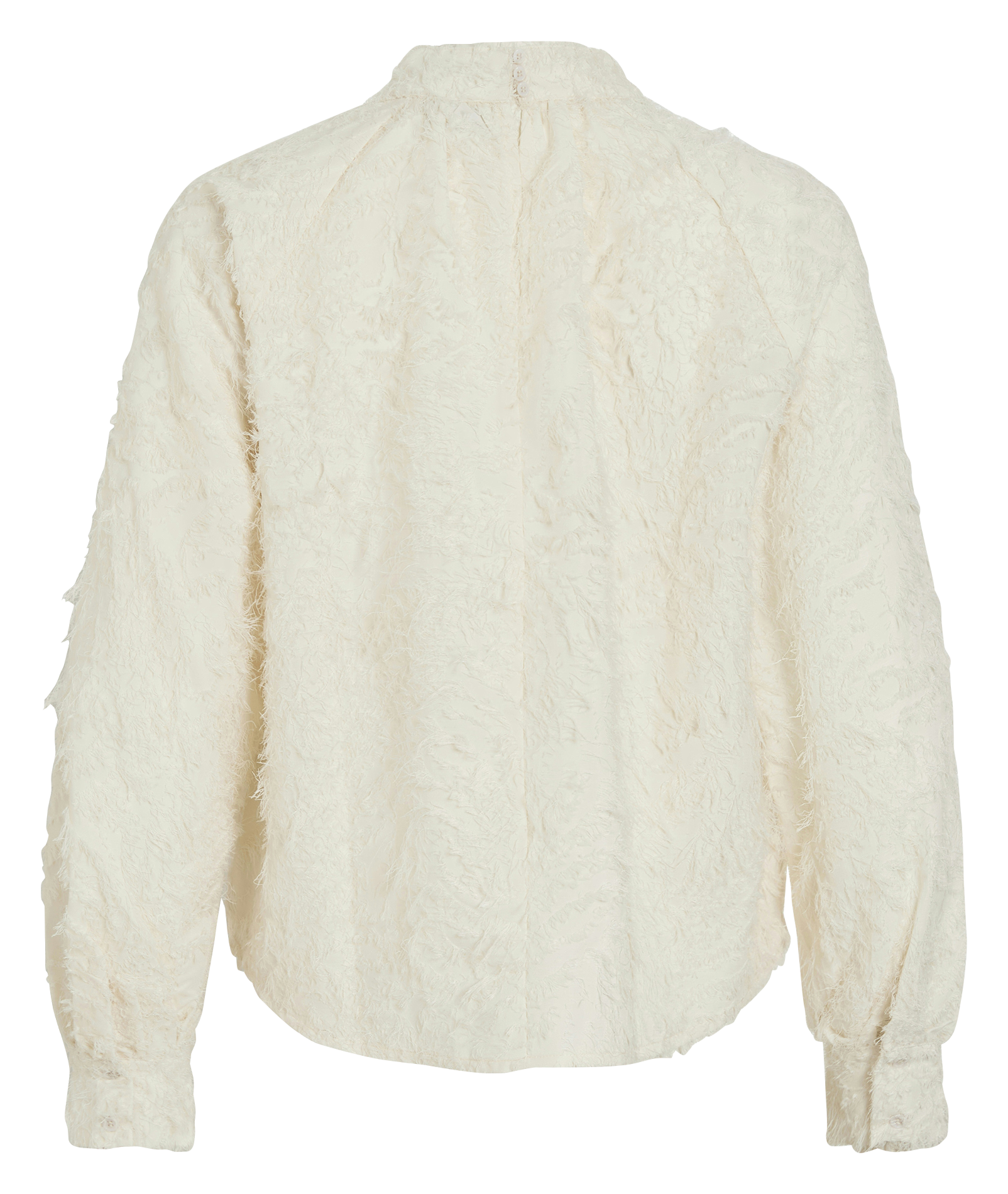 Gerade geschnittenes Top mit Stehkragen VILA Beige