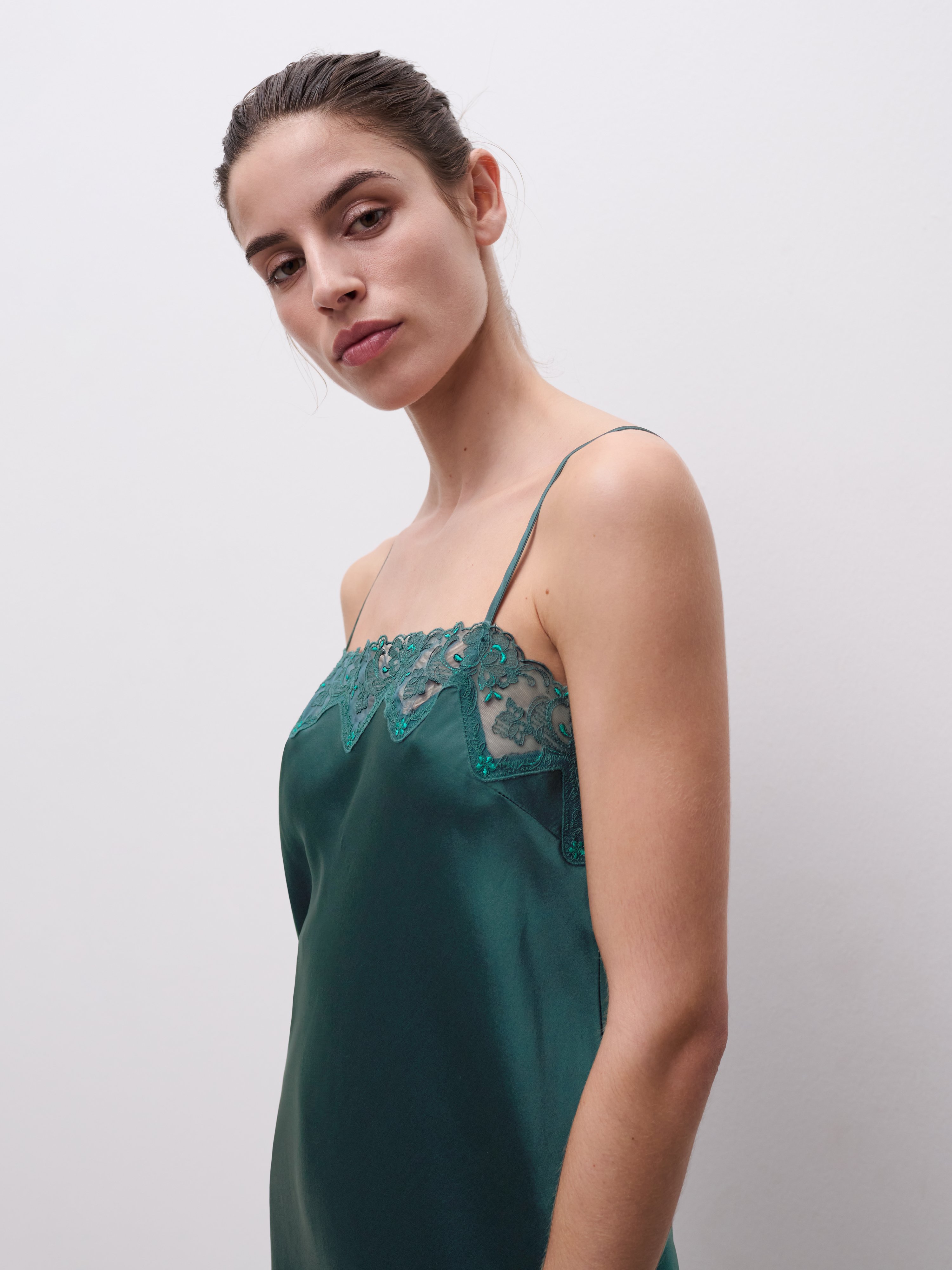 Embroidered nightgown CHANTELLE Multicolored