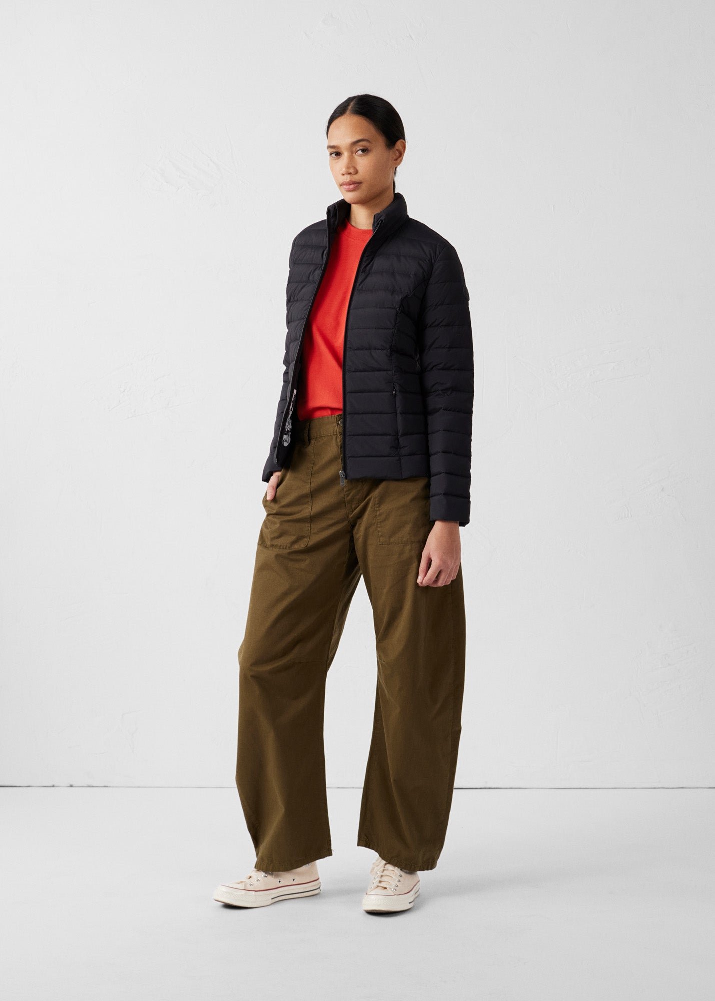 Lightweight stretch down jacket Maia JOTT Black