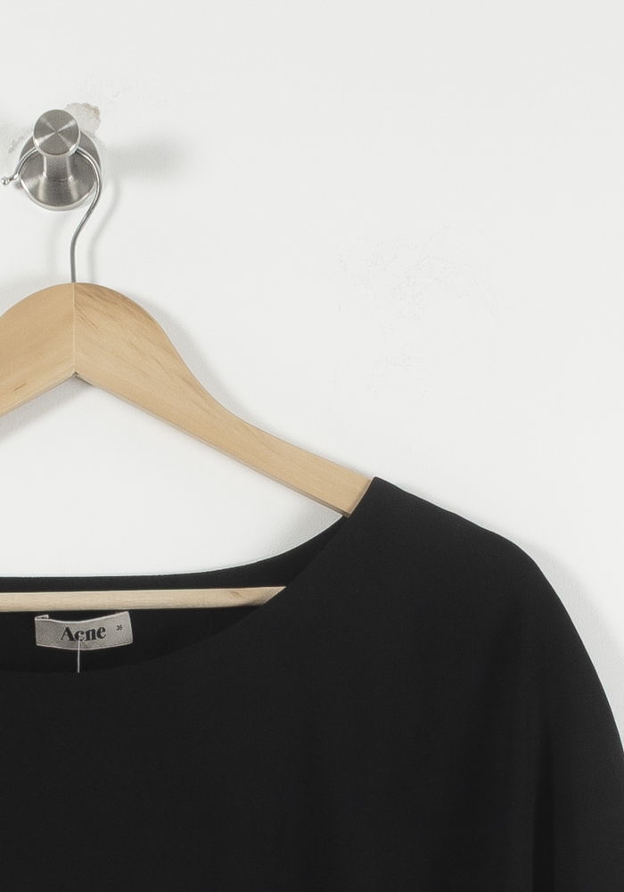 Robe courte & midi ACNE STUDIOS - Seconde Main Noir