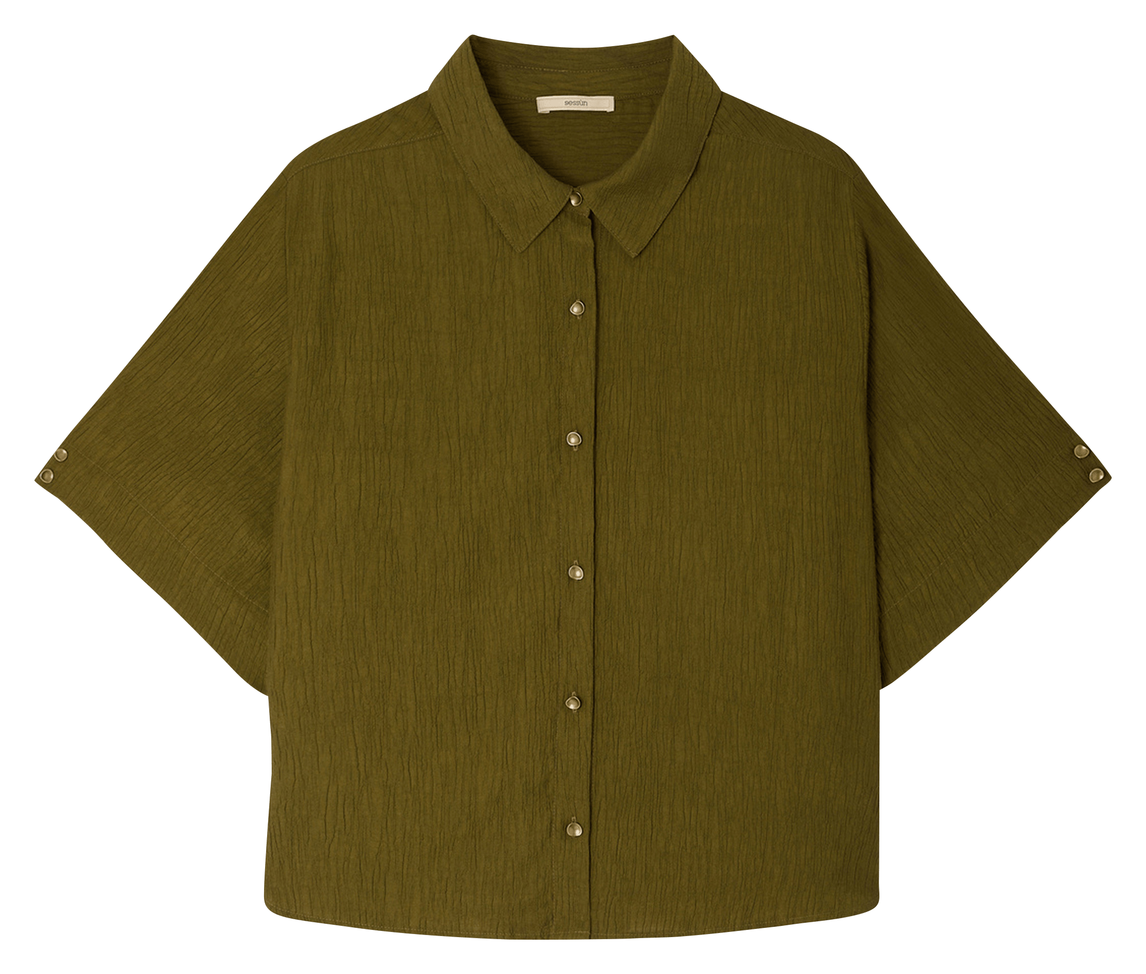 Bedrucktes Hemd mit klassischem Kragen SESSUN