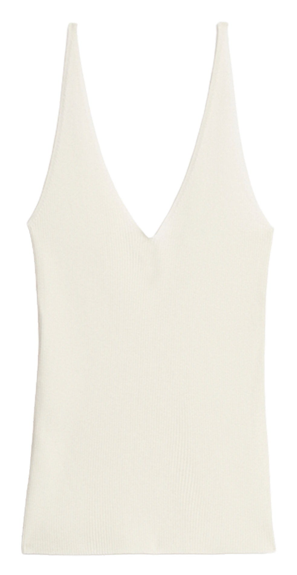 Buttoned printed V-neck top White