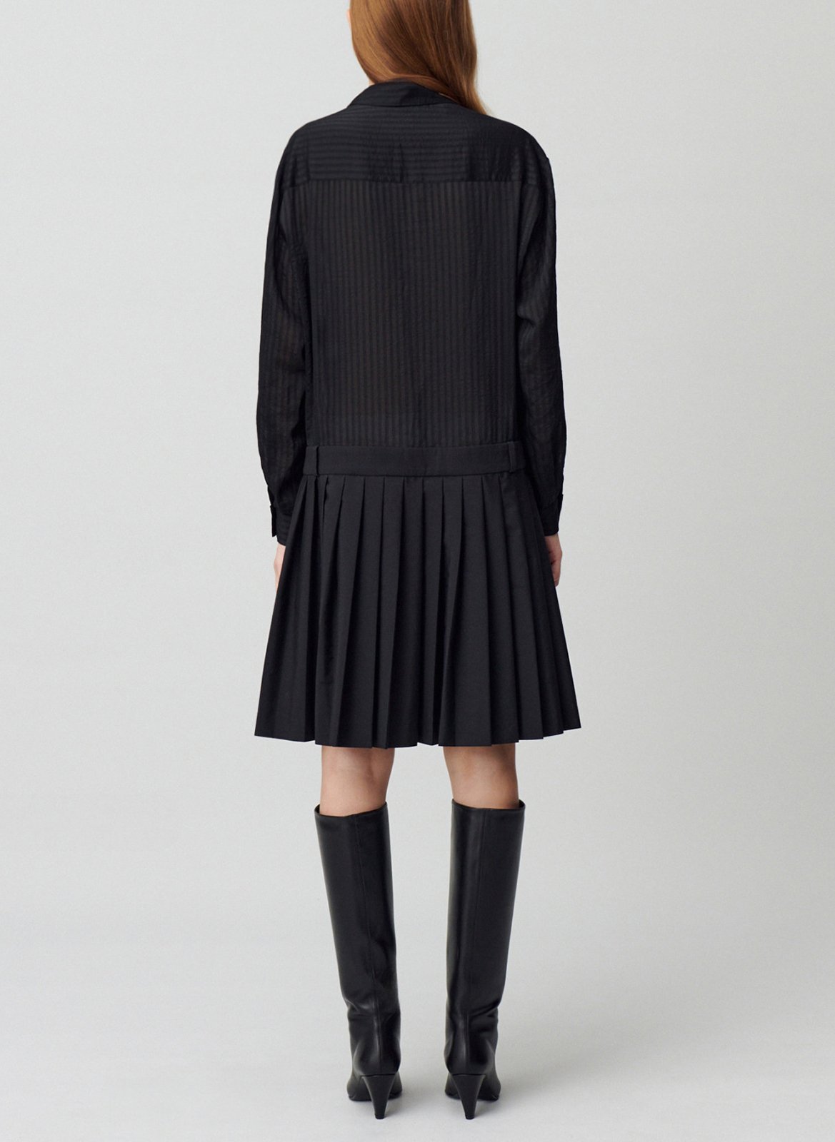 Robe courte col classique CLAUDIE PIERLOT Black