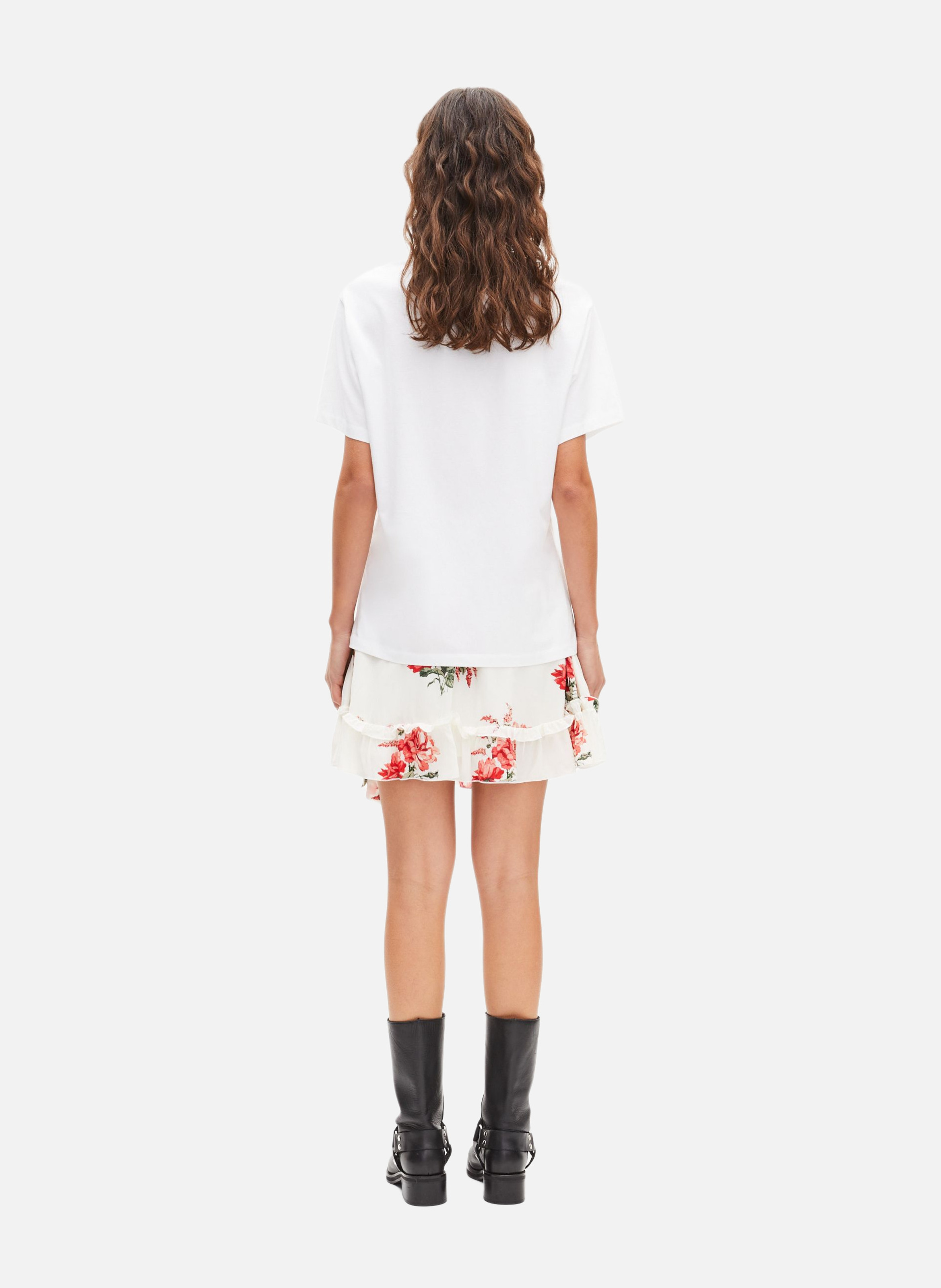 T-shirt with screen printing THE KOOPLES White