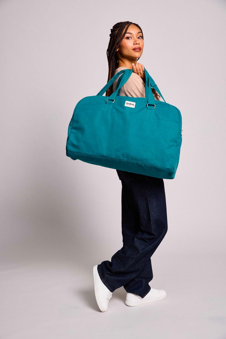 Cotton travel bag HINDBAG Blue