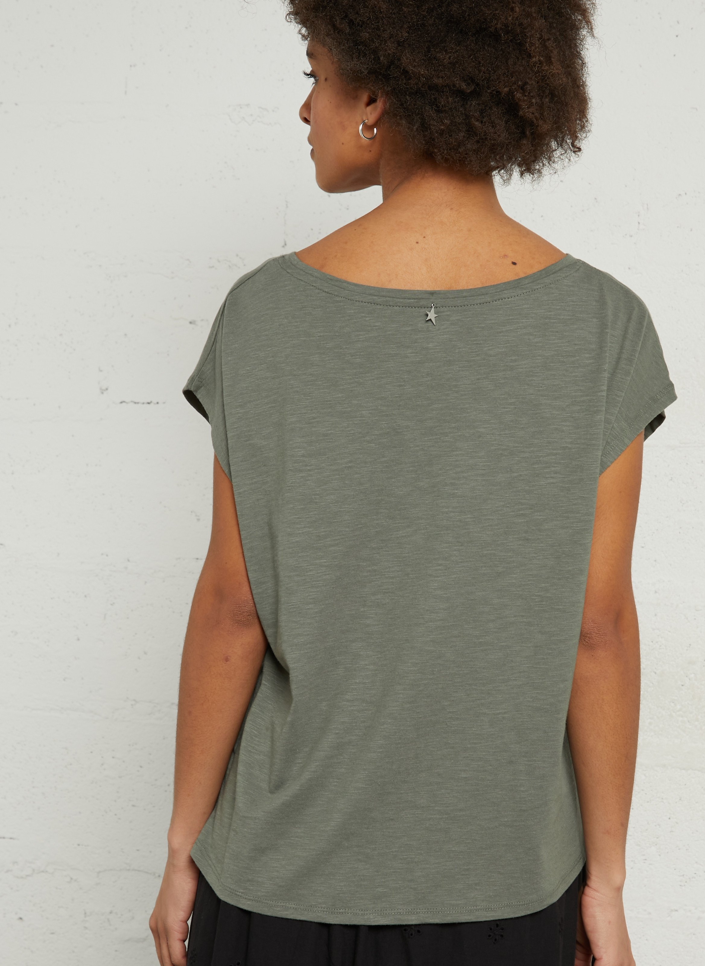 T-shirt oversize en coton mélangé SUD EXPRESS Vert