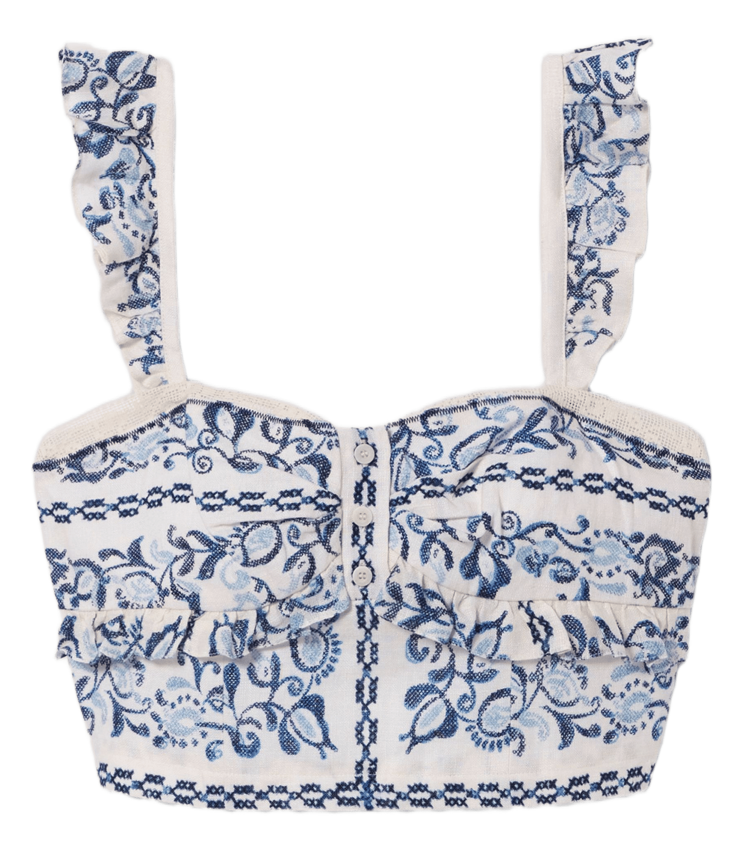 Top court en lin CLAUDIE PIERLOT Multicolore