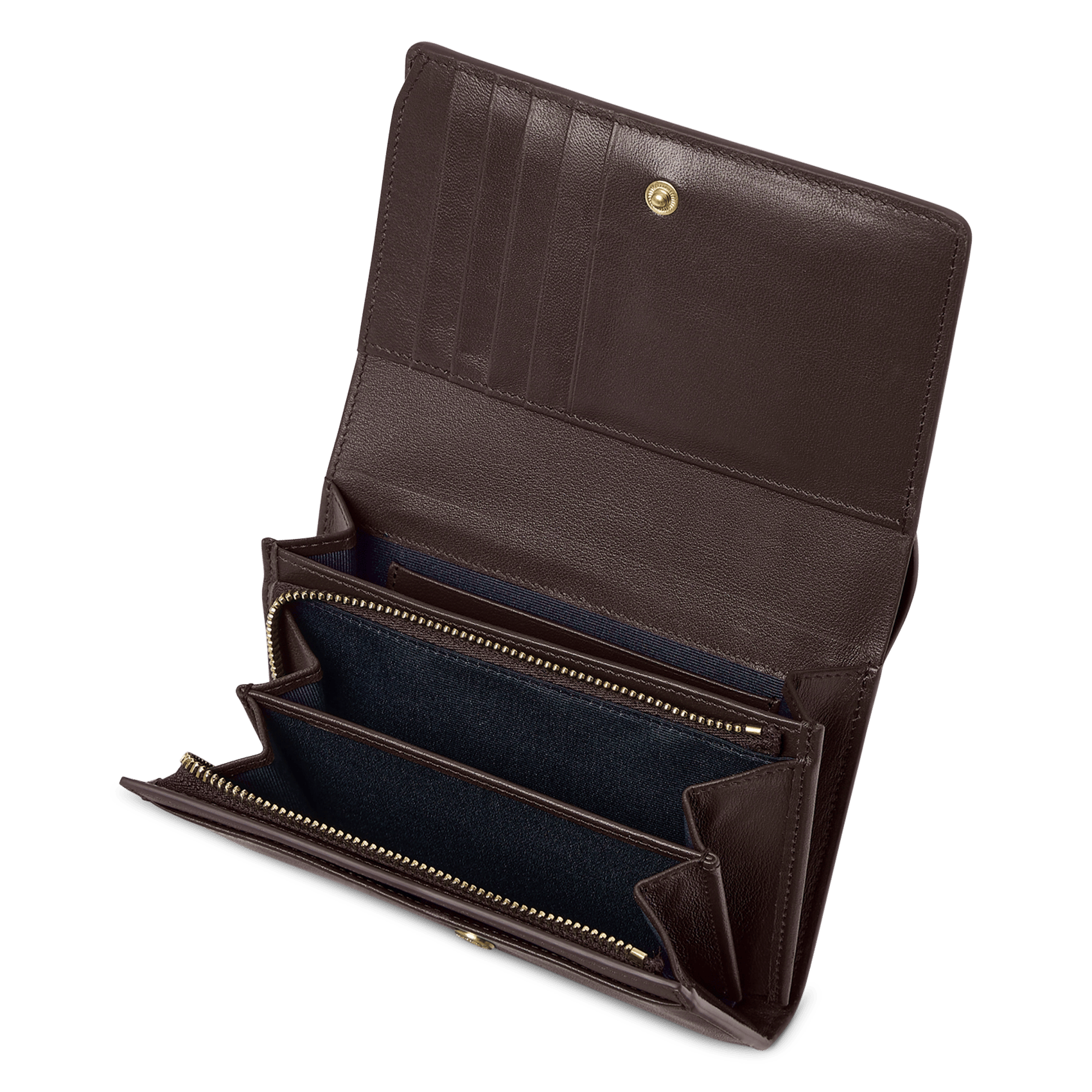Portefeuille en cuir LE TANNEUR Marron