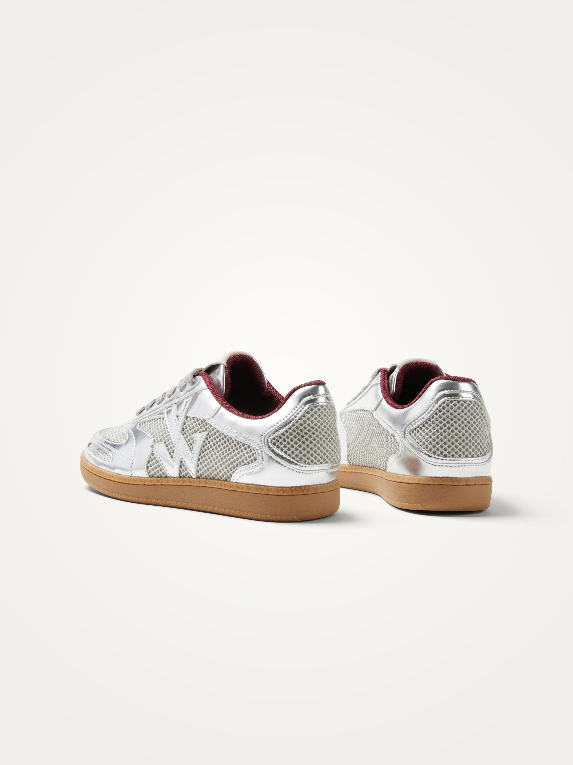 Sneakers with monogram on retro sole | Silver VANESSA WU Women